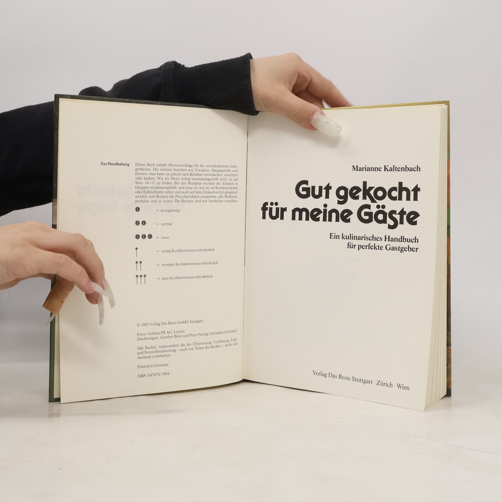 Marianne Kaltenbach Gut gekocht für meine Gäste
