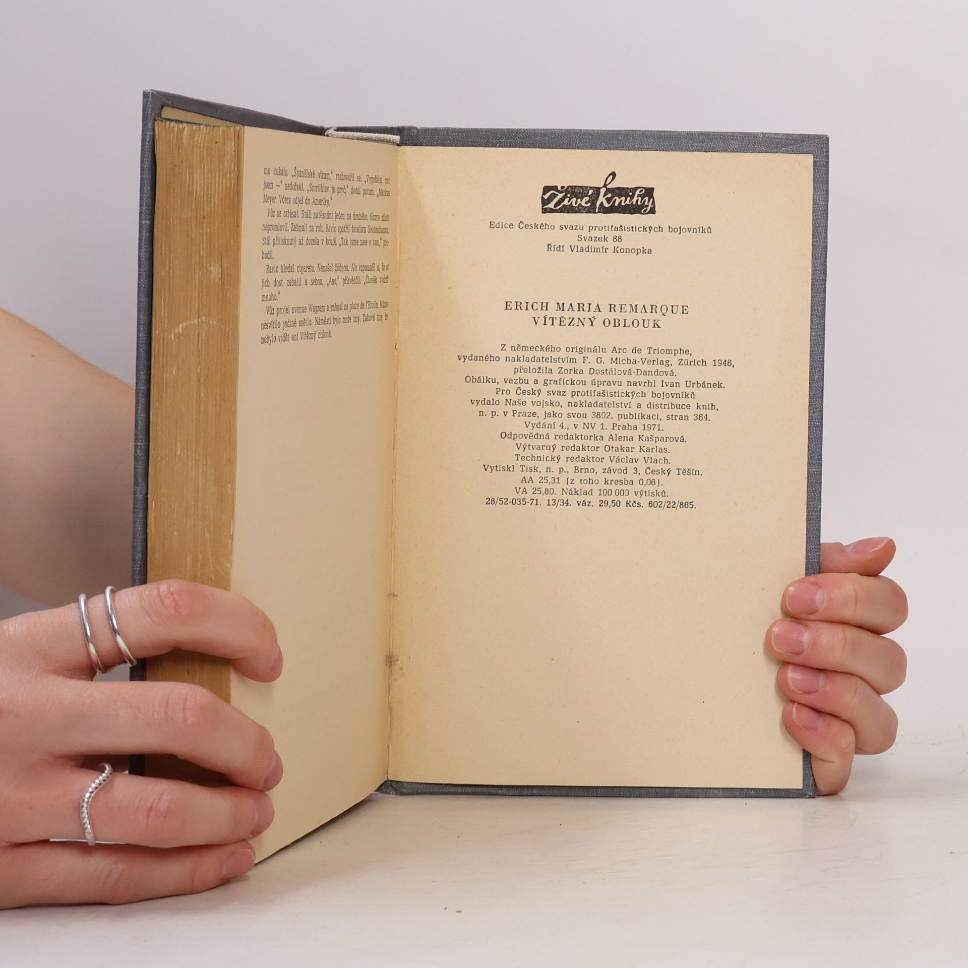 Erich Maria Remarque Vítězný oblouk