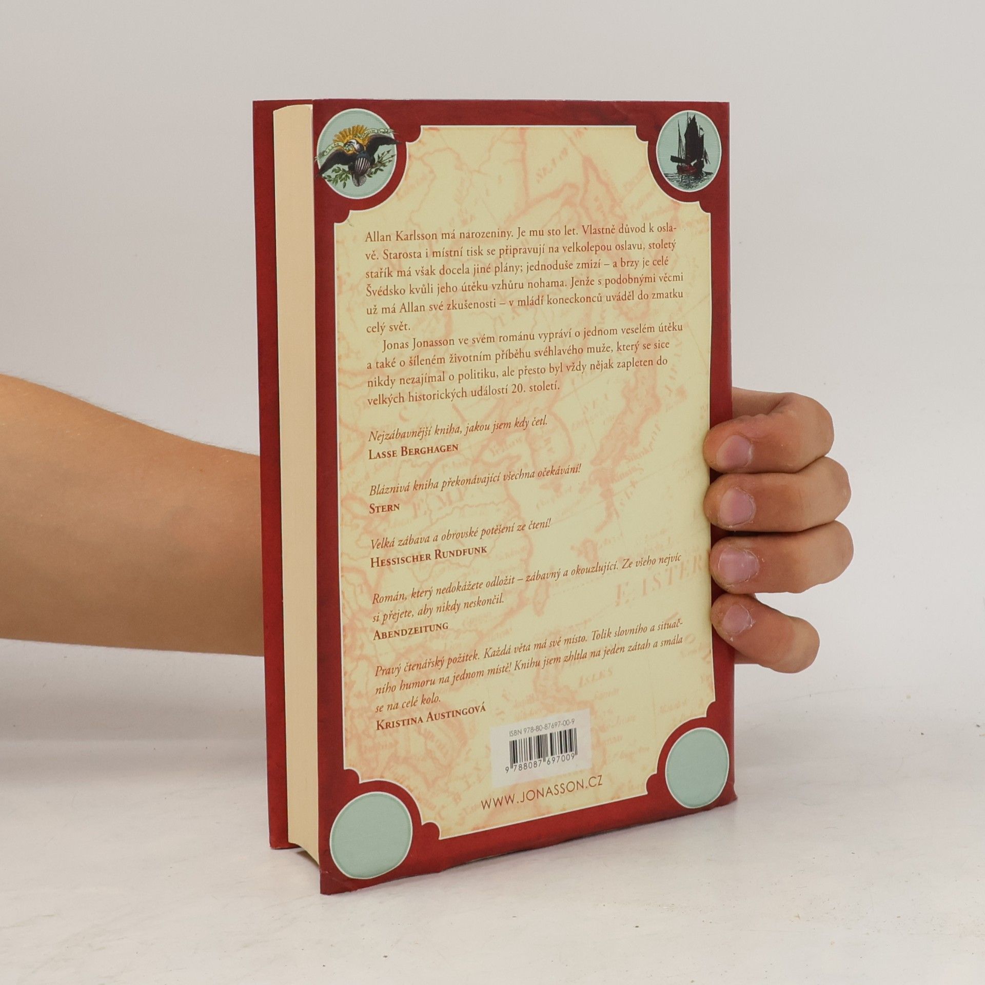 Jonas Jonasson Stoletý stařík, který vylezl z okna a zmizel