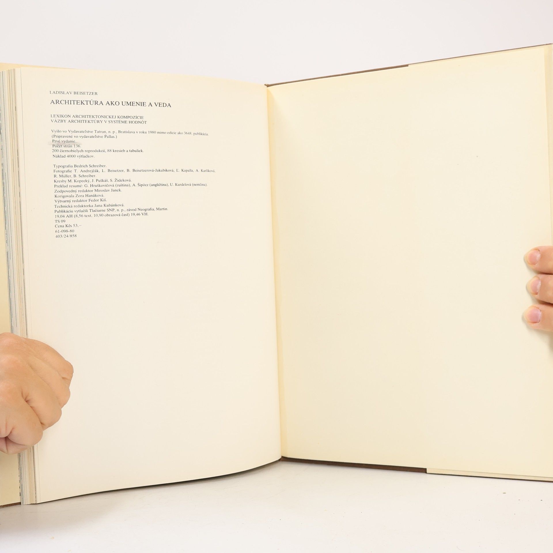 Ladislav Beisetzer Architektúra ako umenie a veda