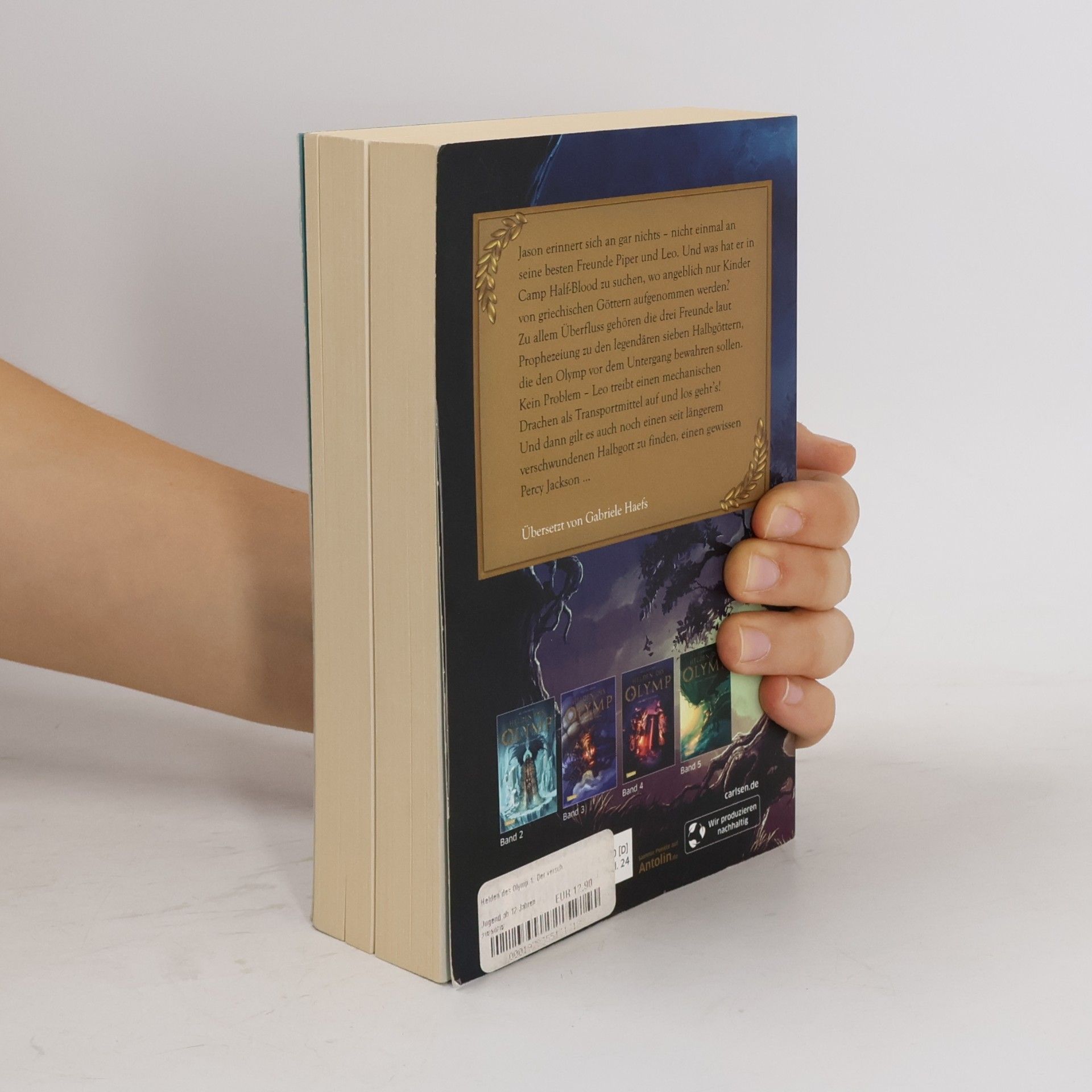 Rick Riordan Helden des Olymp. Der verschwundene Halbgott