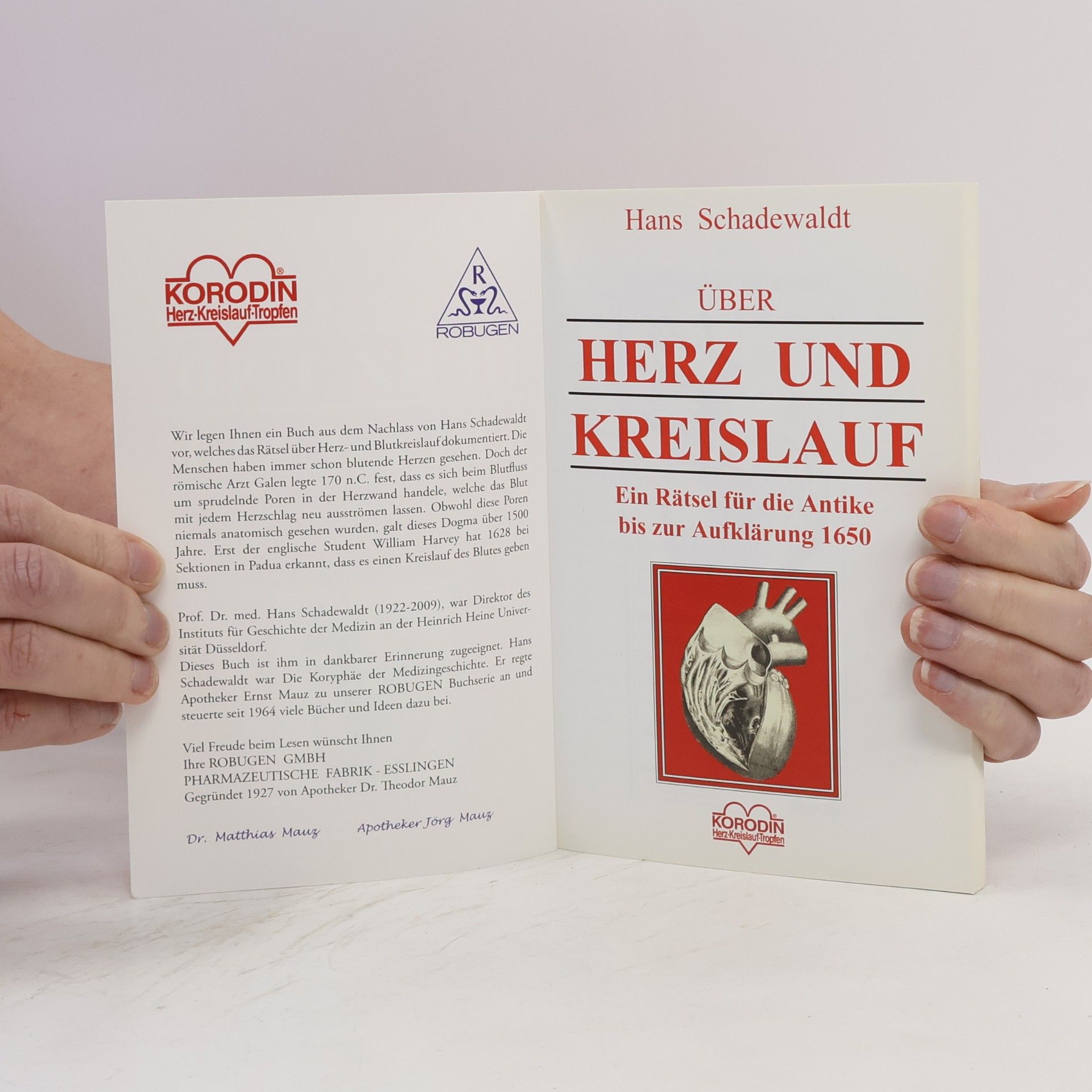 Hans Schadewaldt Über Herz und Kreislauf