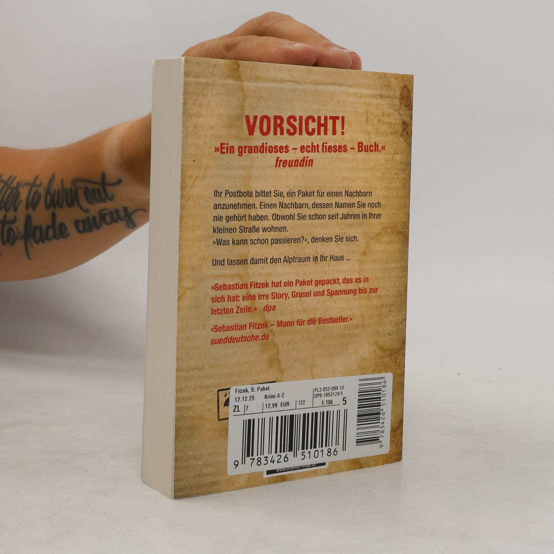 Sebastian Fitzek Das Paket