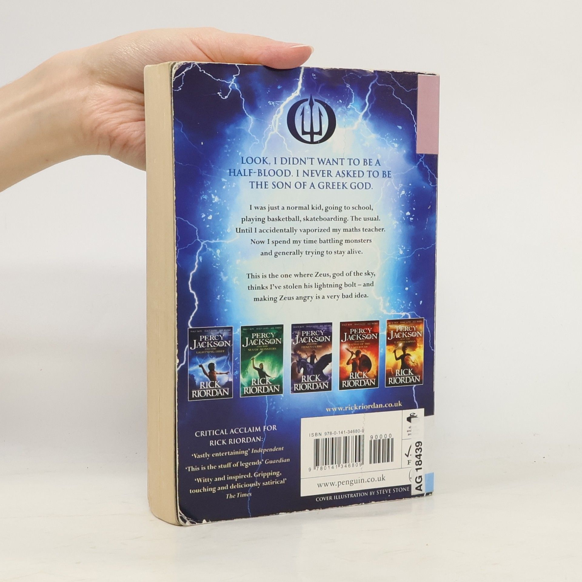 Rick Riordan Percy Jackson and the lightning thief