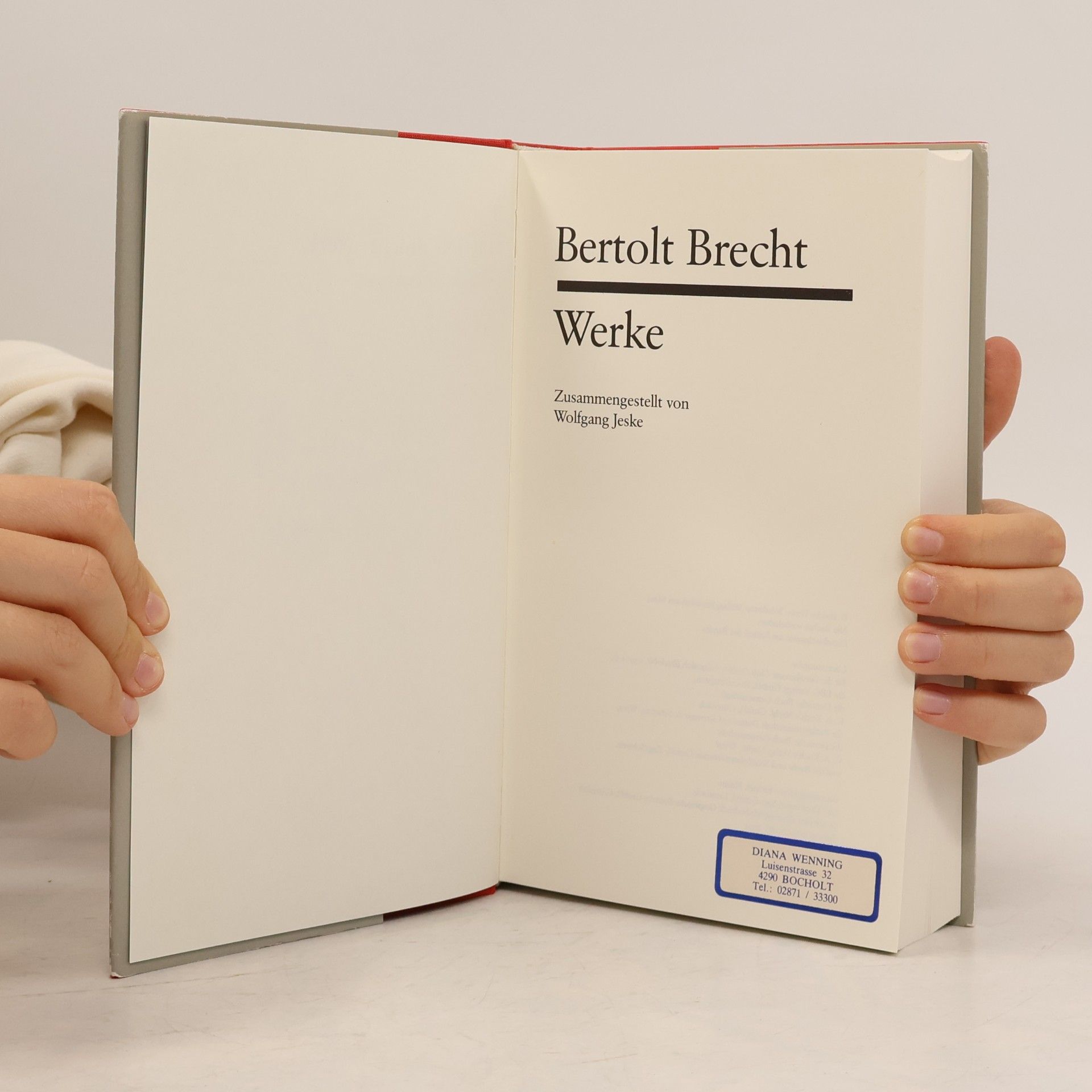Bertolt Brecht Gedichte