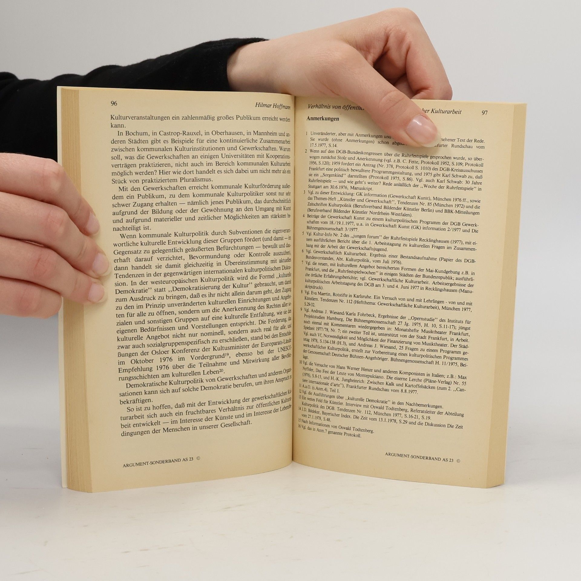 Autorenkollektiv Massen, Kultur, Politik AS 23