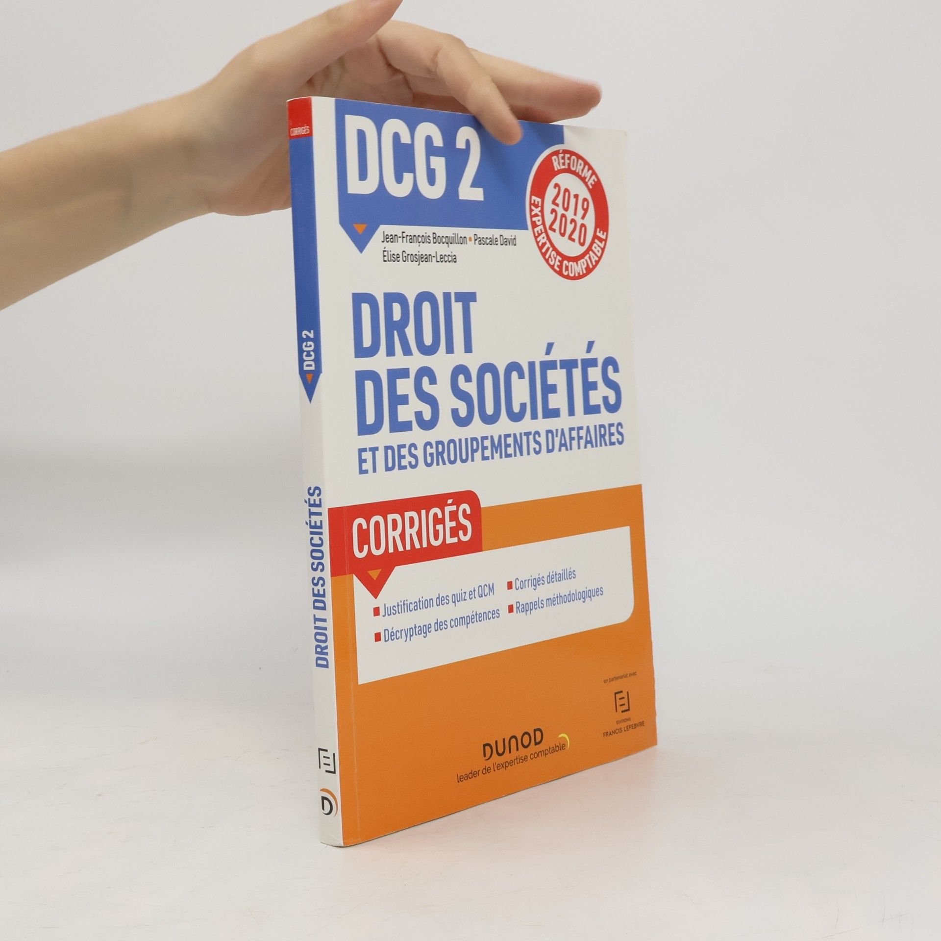 Droit des sociétés et des groupements d'affaires DCG 2