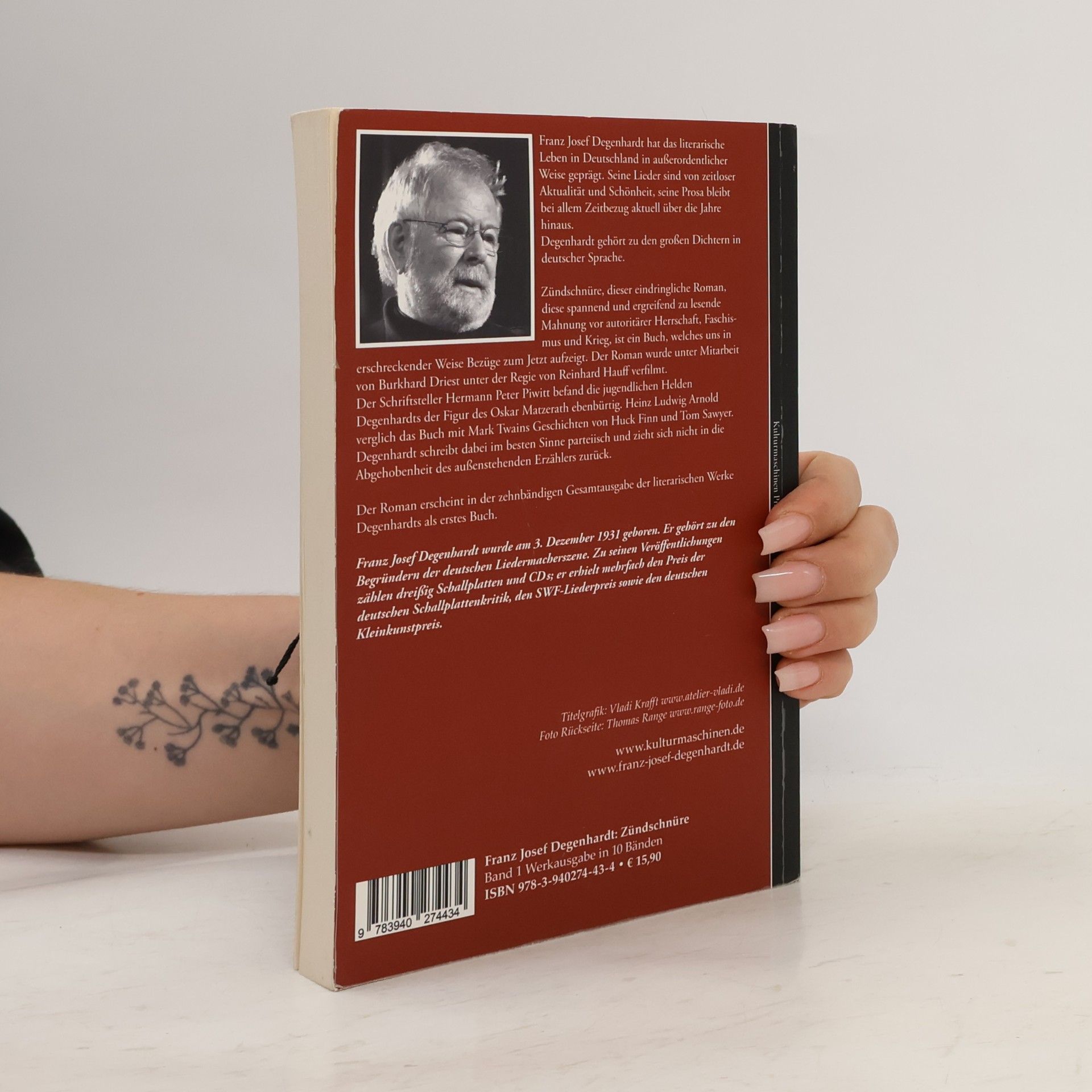 Franz-Josef Degenardt Kulturmaschinen Prosa-Edition - 1: Zündschnüre