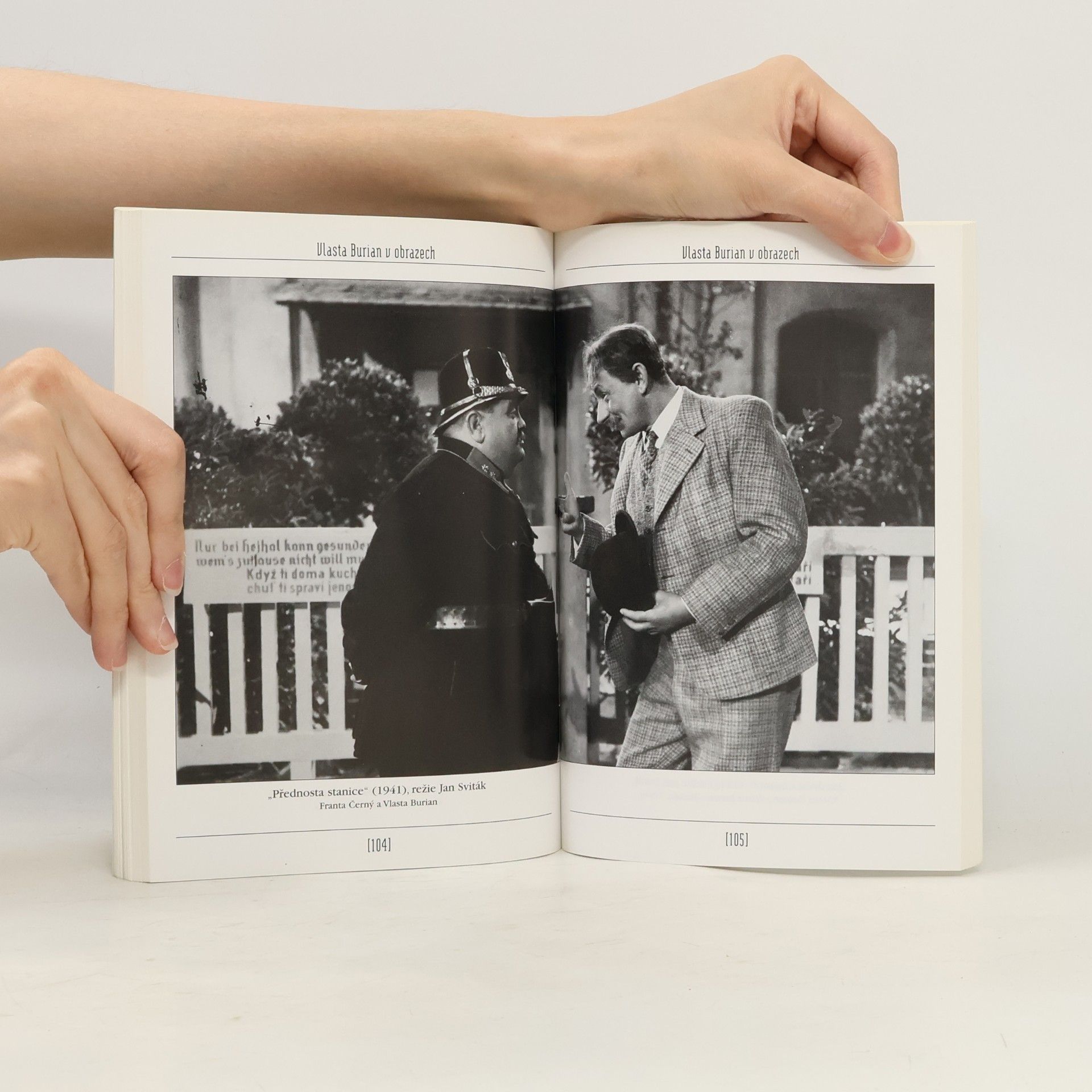 Wolf Milan Vlasta Burian v obrazech. Fotografie a dokumenty ze sbírky Milana Wolfa