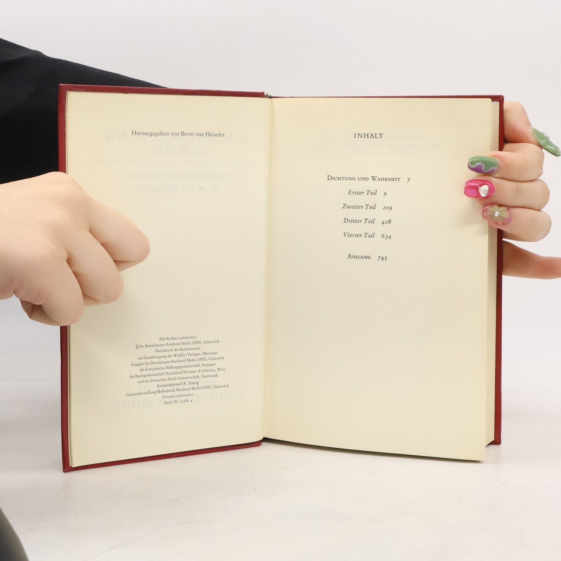 Johann Wolfgang von Goethe Goethe Werke 6