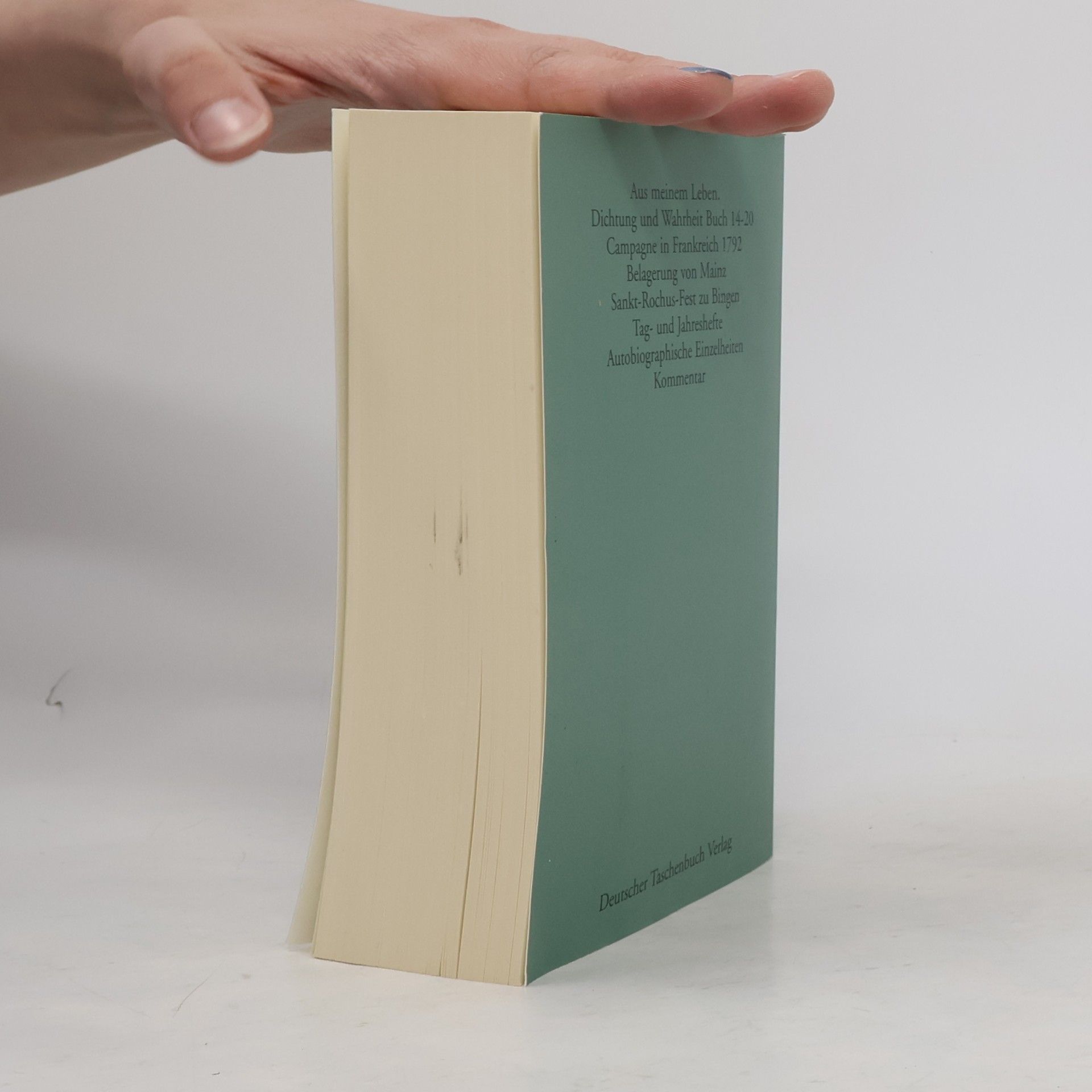 Johann Wolfgang von Goethe Werke. Band 10. Autobiographische Schriften II