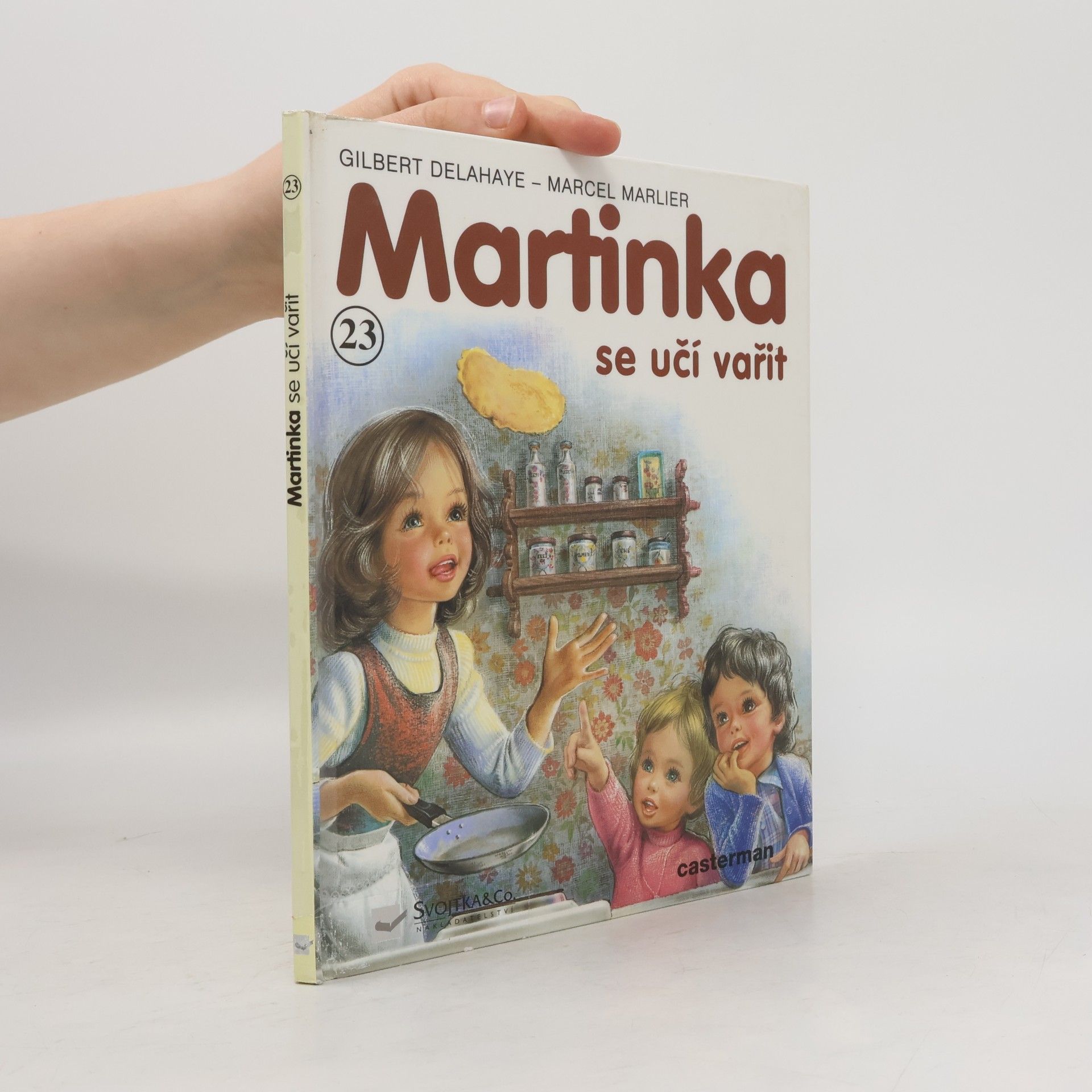 Gilbert Delahaye Martinka se učí vařit