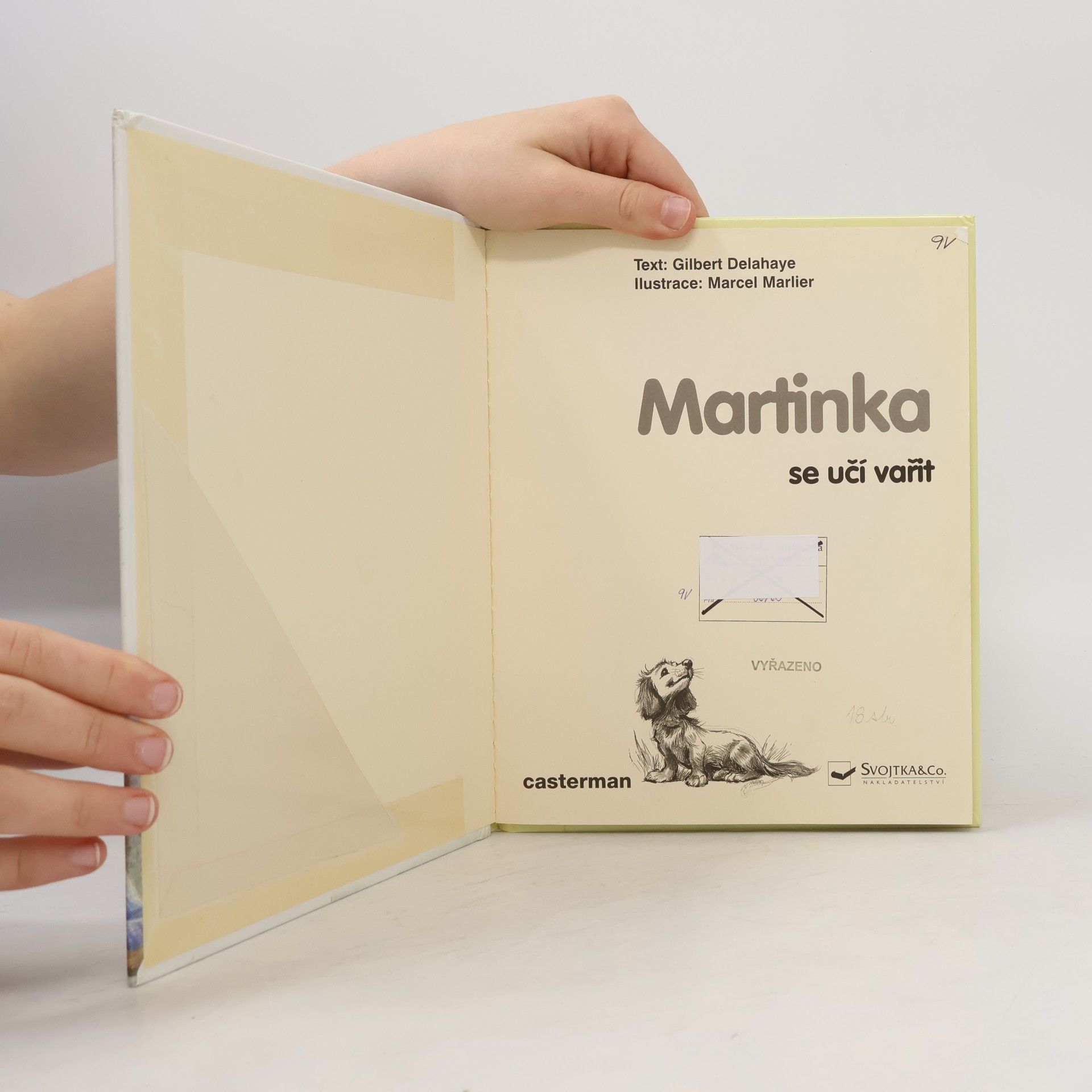Gilbert Delahaye Martinka se učí vařit