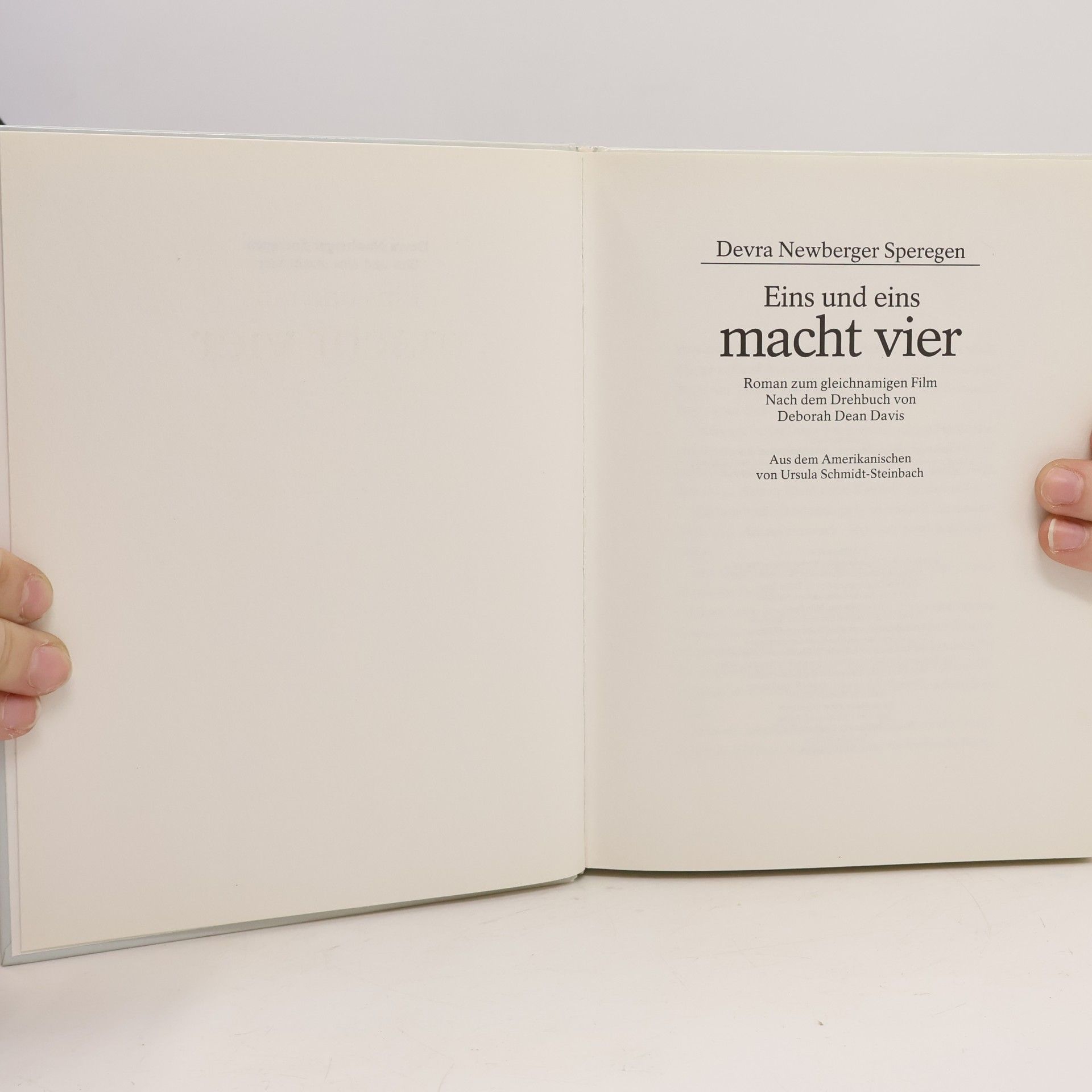 Devra Newberger Speregen Eins und eins macht vier