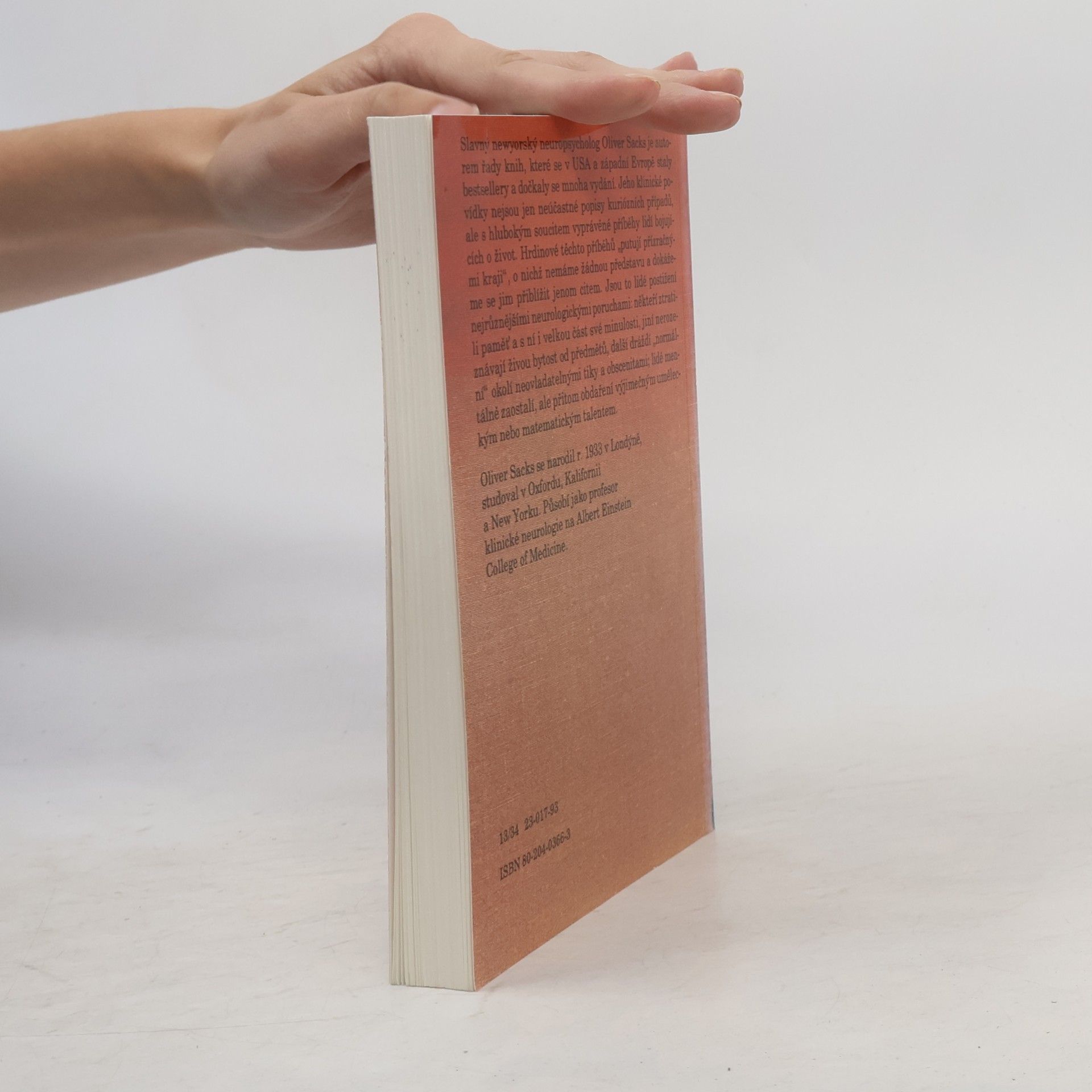 Oliver Sacks Muž, který si pletl manželku s kloboukem