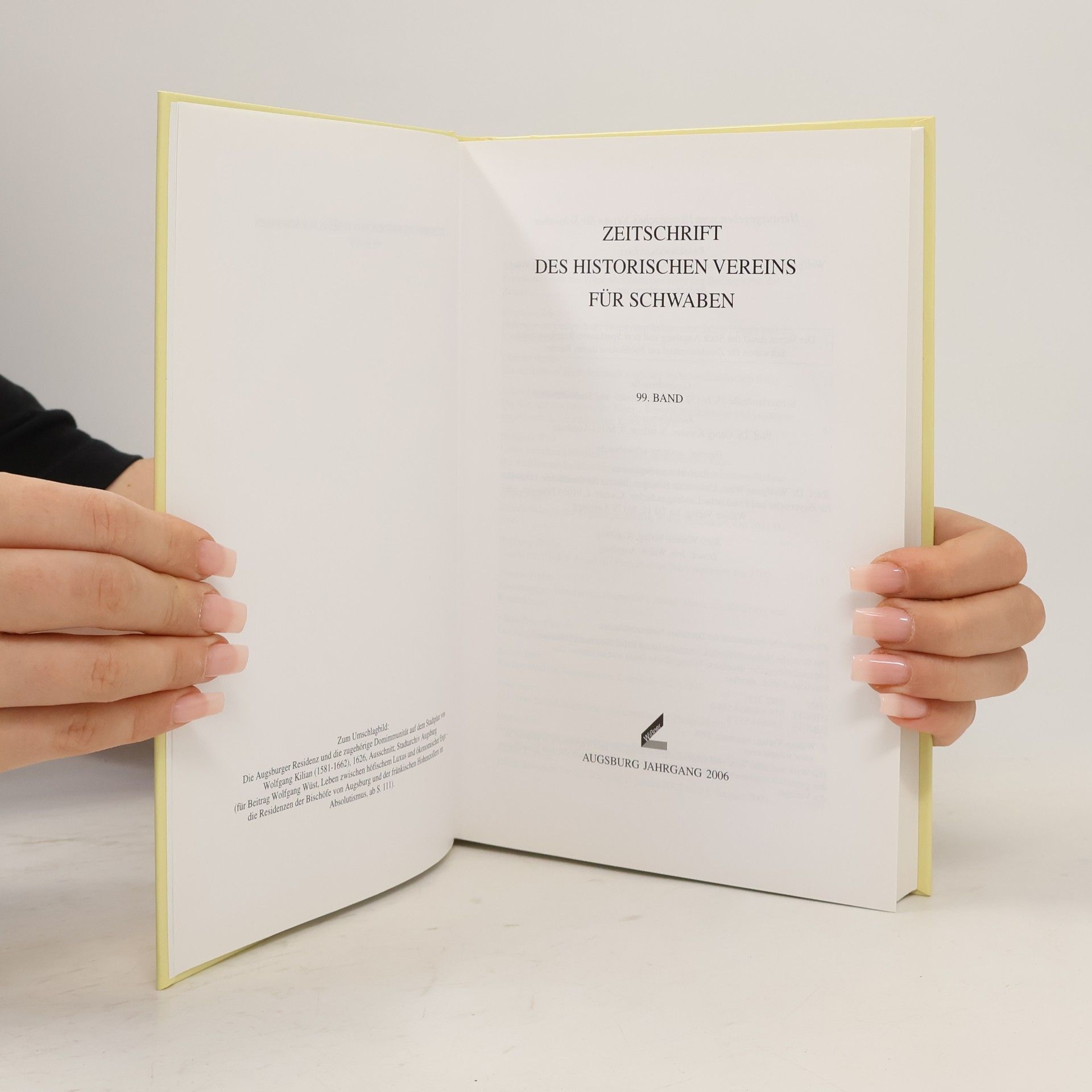 Zeitschrift des Historischen Vereins für Schwaben