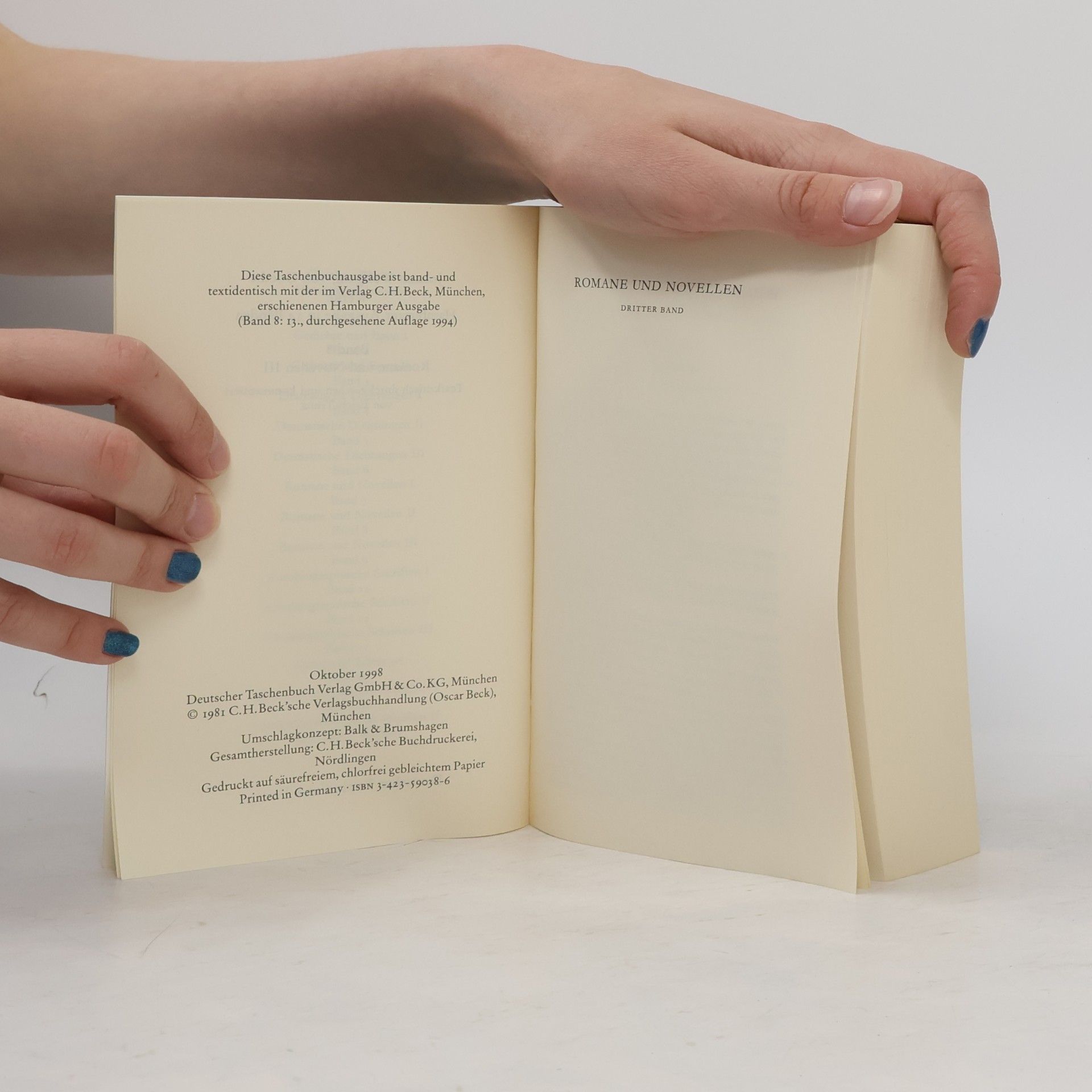 Johann Wolfgang von Goethe Werke. Band 8. Romane und Novellen III