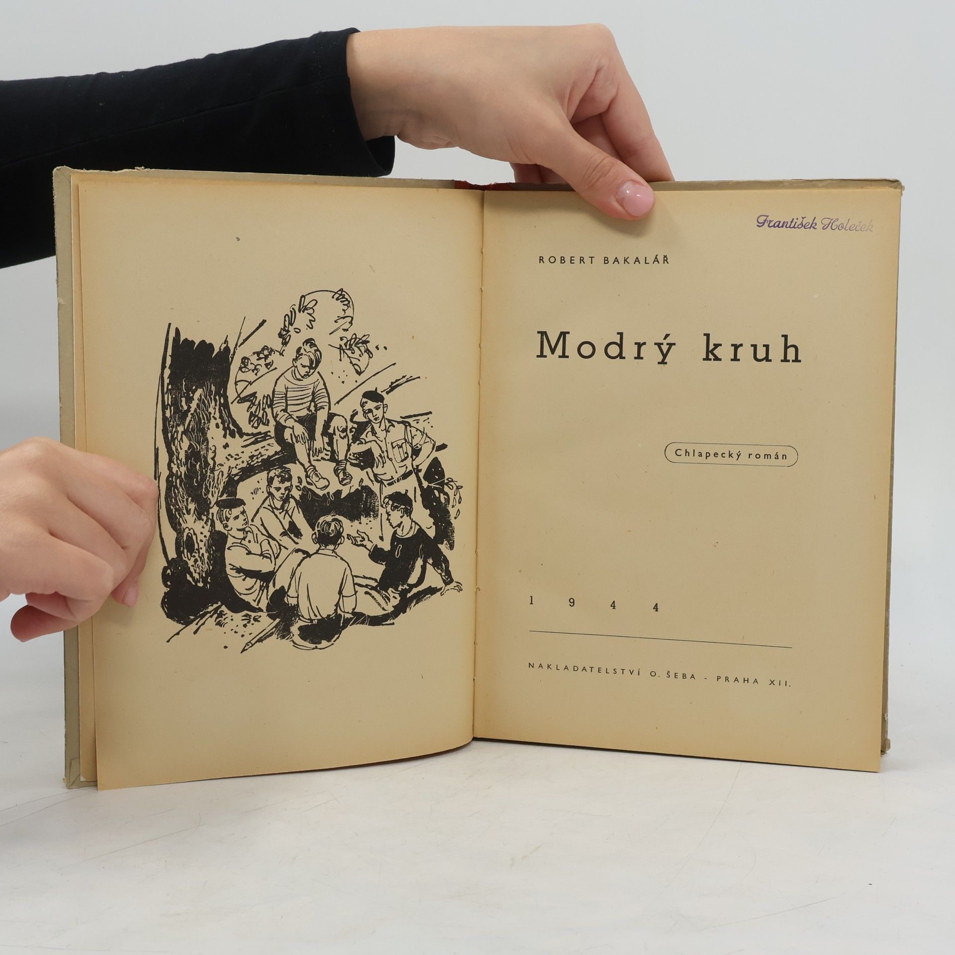 Robert Bakalář Modrý kruh