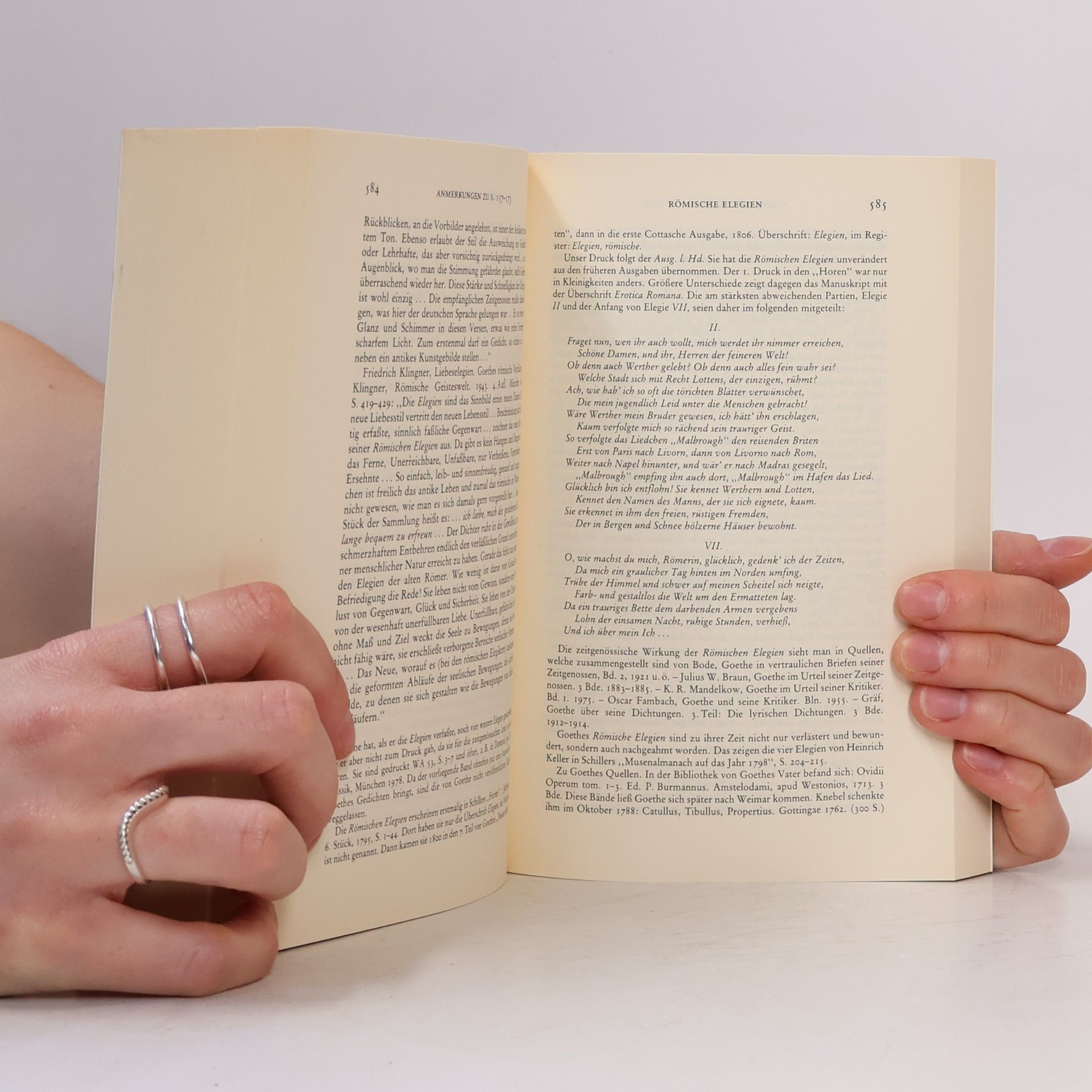 Johann Wolfgang von Goethe Werke. Band 1. Gedichte und Epen I