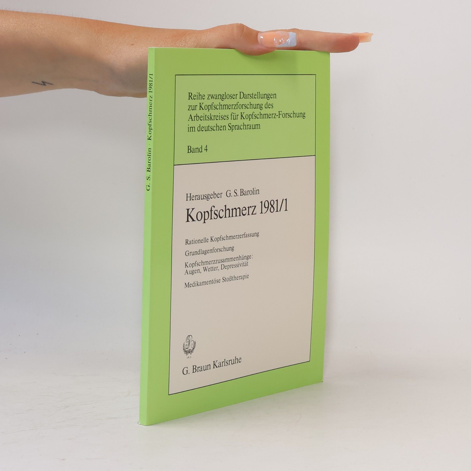 Kopfschmerz 1981/1 4