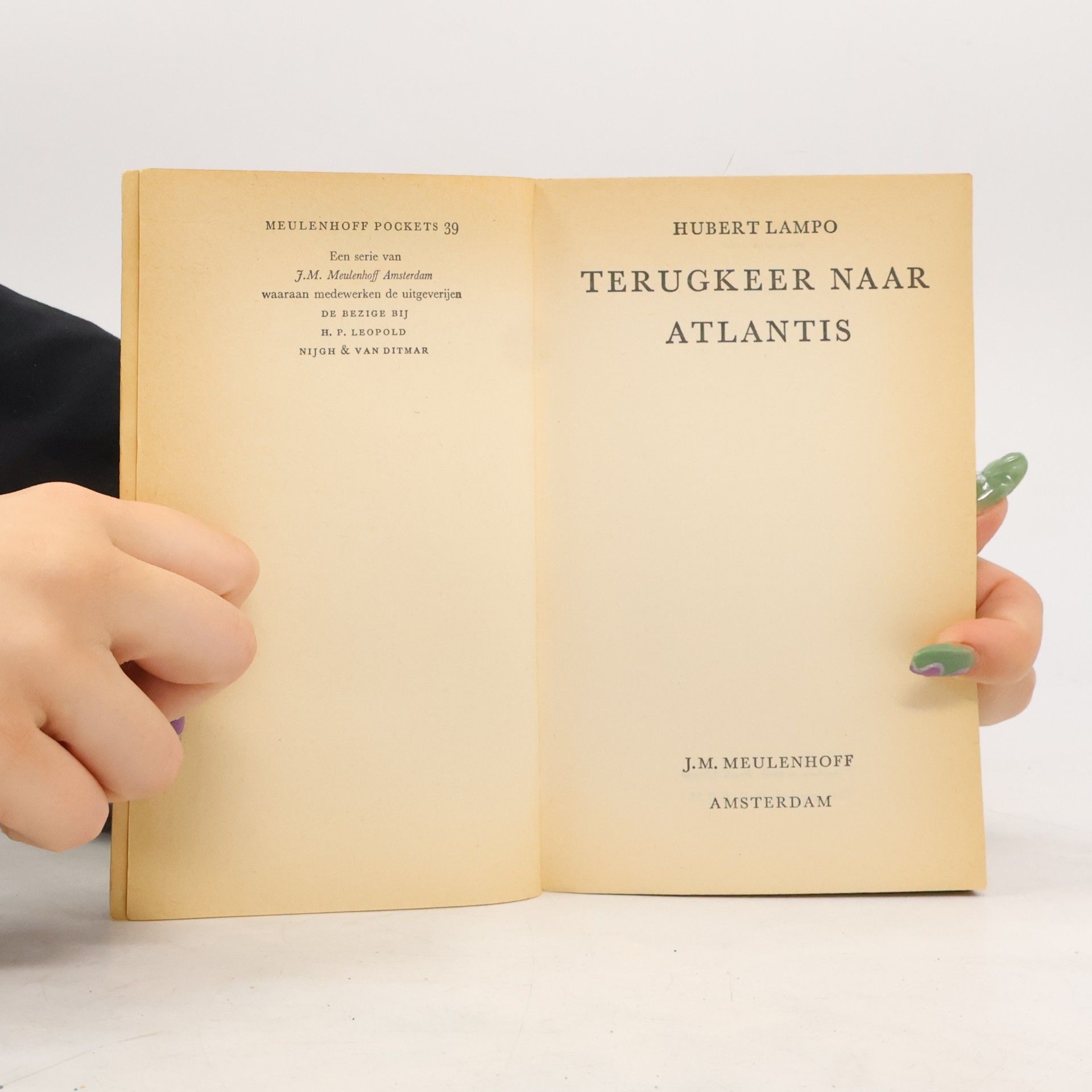 Hubert Lampo Terugkeer naar Atlantis