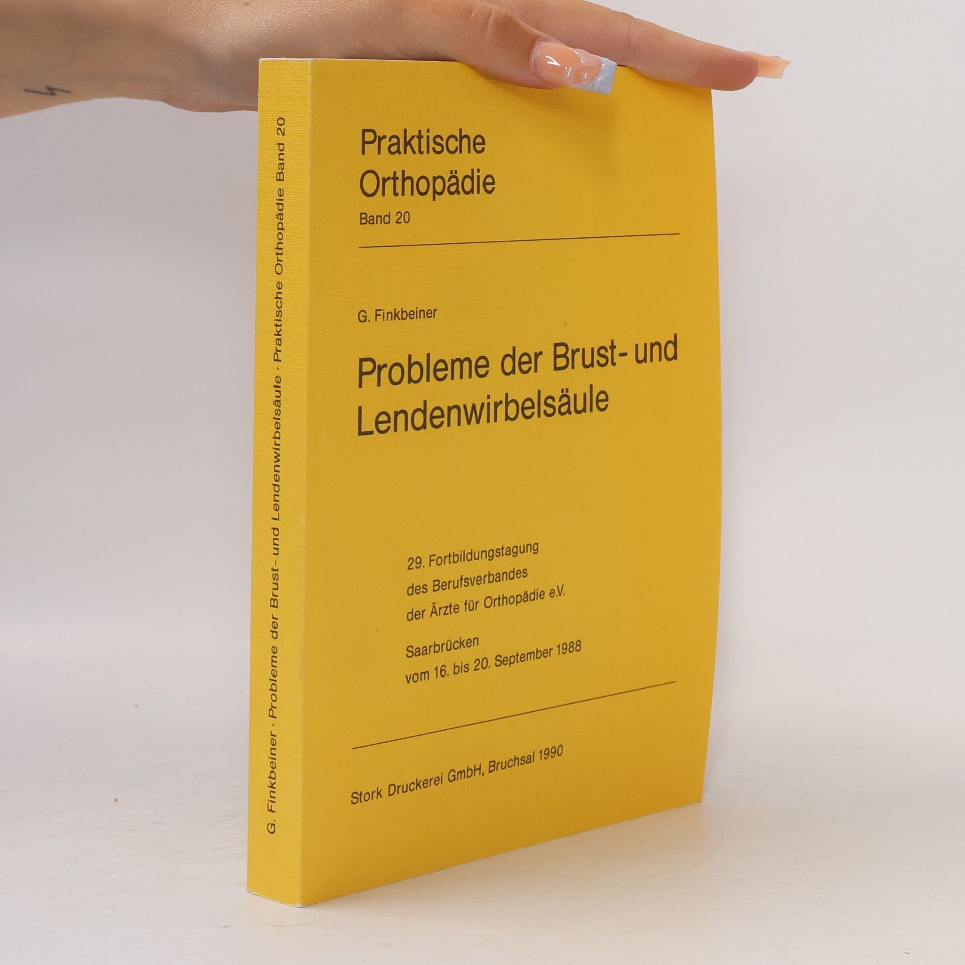 G. Finkbeiner Probleme der Brust- und Lendenwirbelsäule