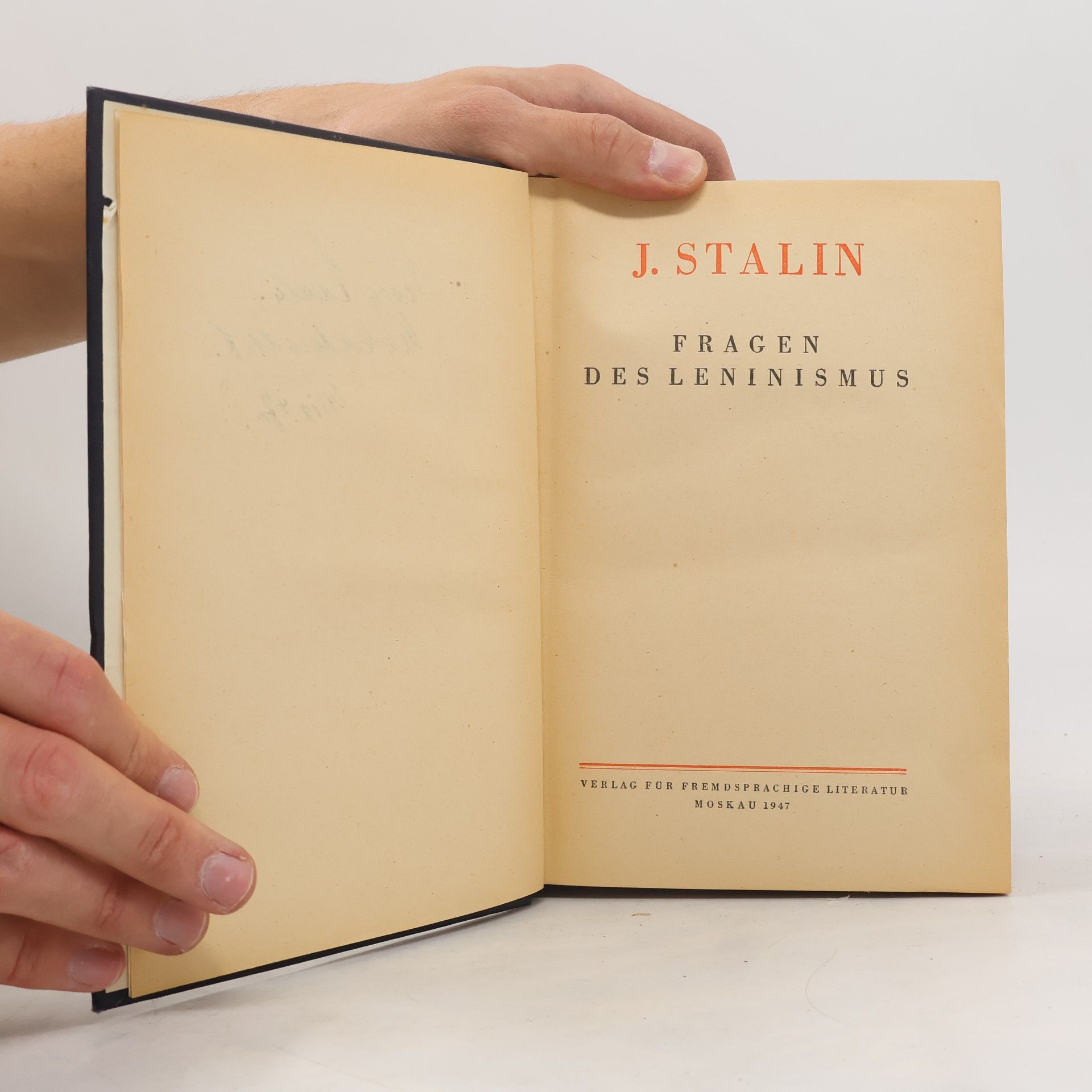 Josif Vissarionovič Stalin Fragen des Leninismus