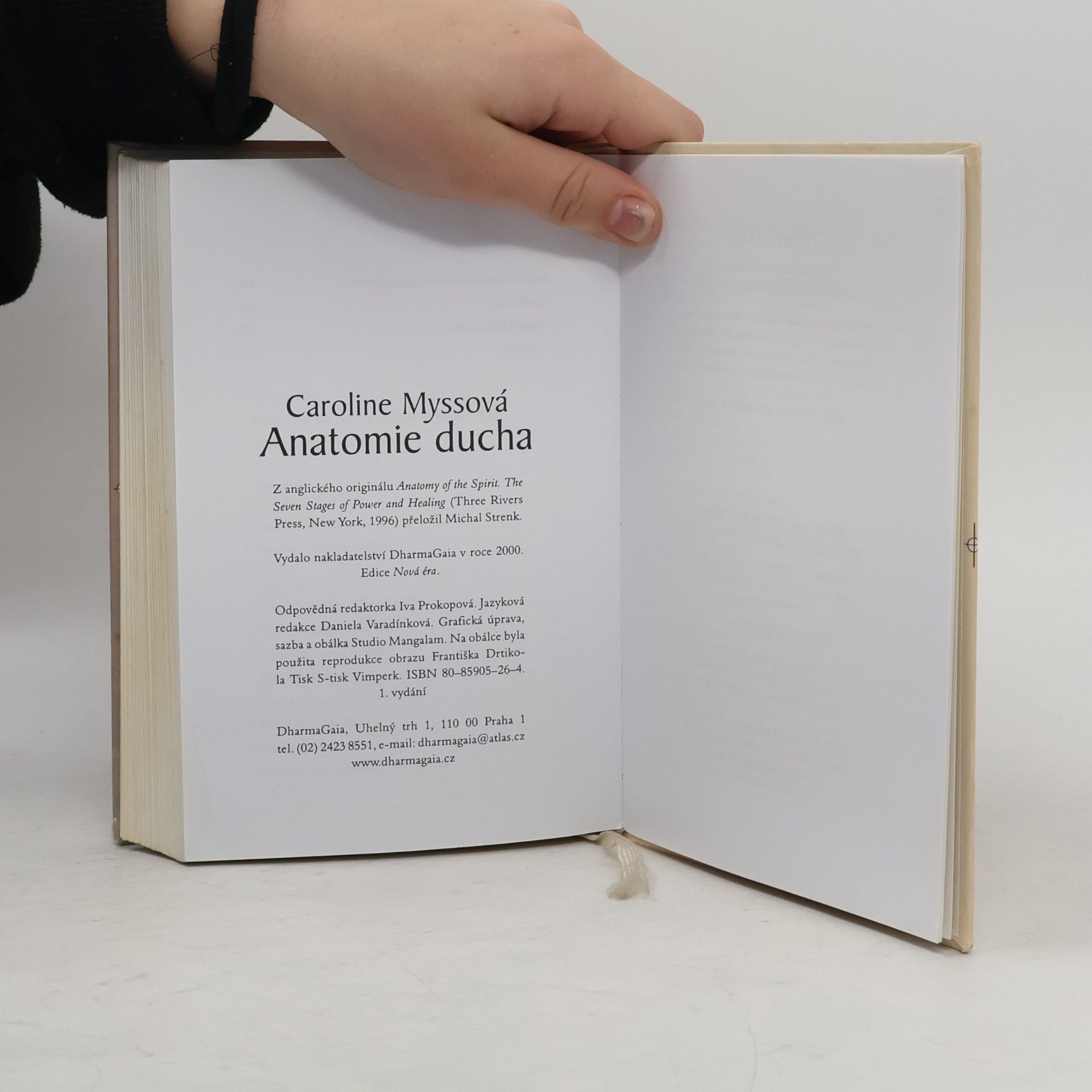 Caroline Myss Anatomie ducha
