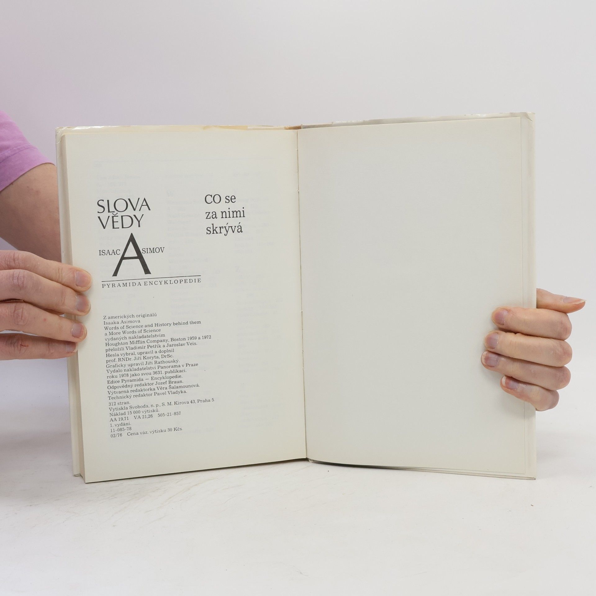 Isaac Asimov Slova vědy. Co se za nimi skrývá
