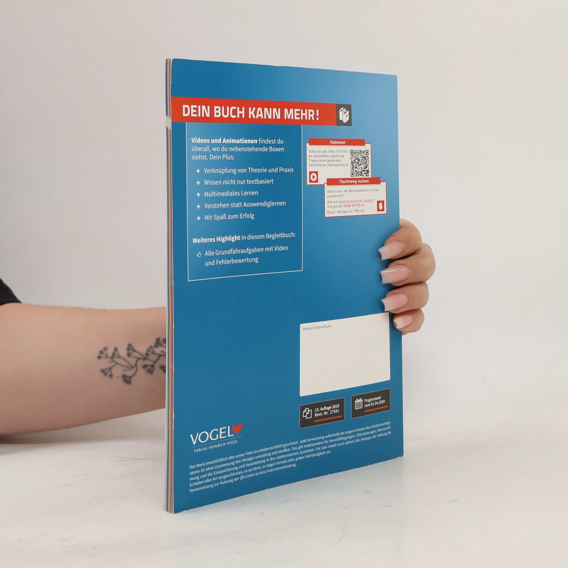 Various authors Das Begleitbuch zur Führerscheinausbildung. Vogel System Fahren lernen A