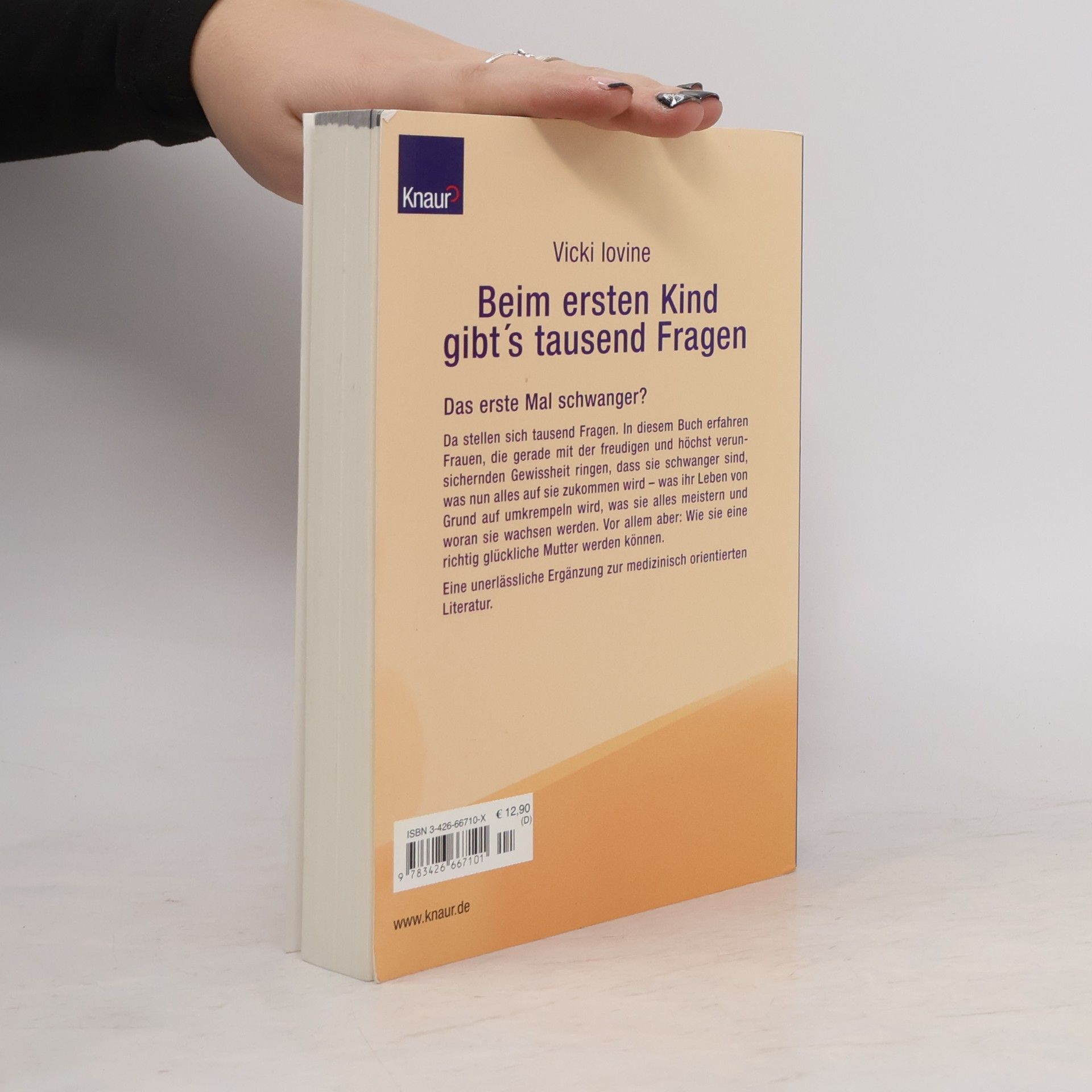 Vicki Lovine Beim ersten Kind gibt's tausend Fragen