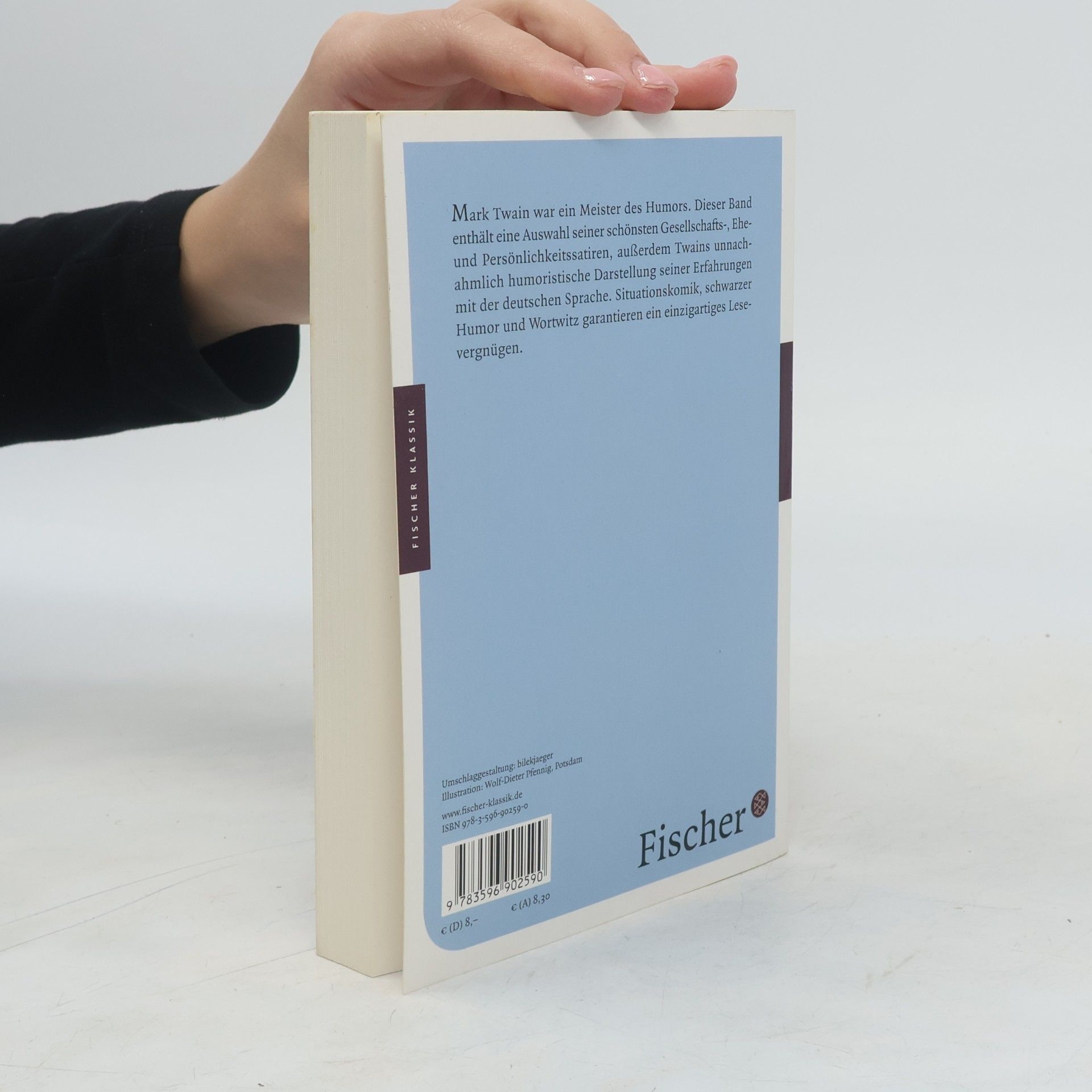 Mark Twain Fischer Klassik: Twain zum Genießen. Originalausgabe