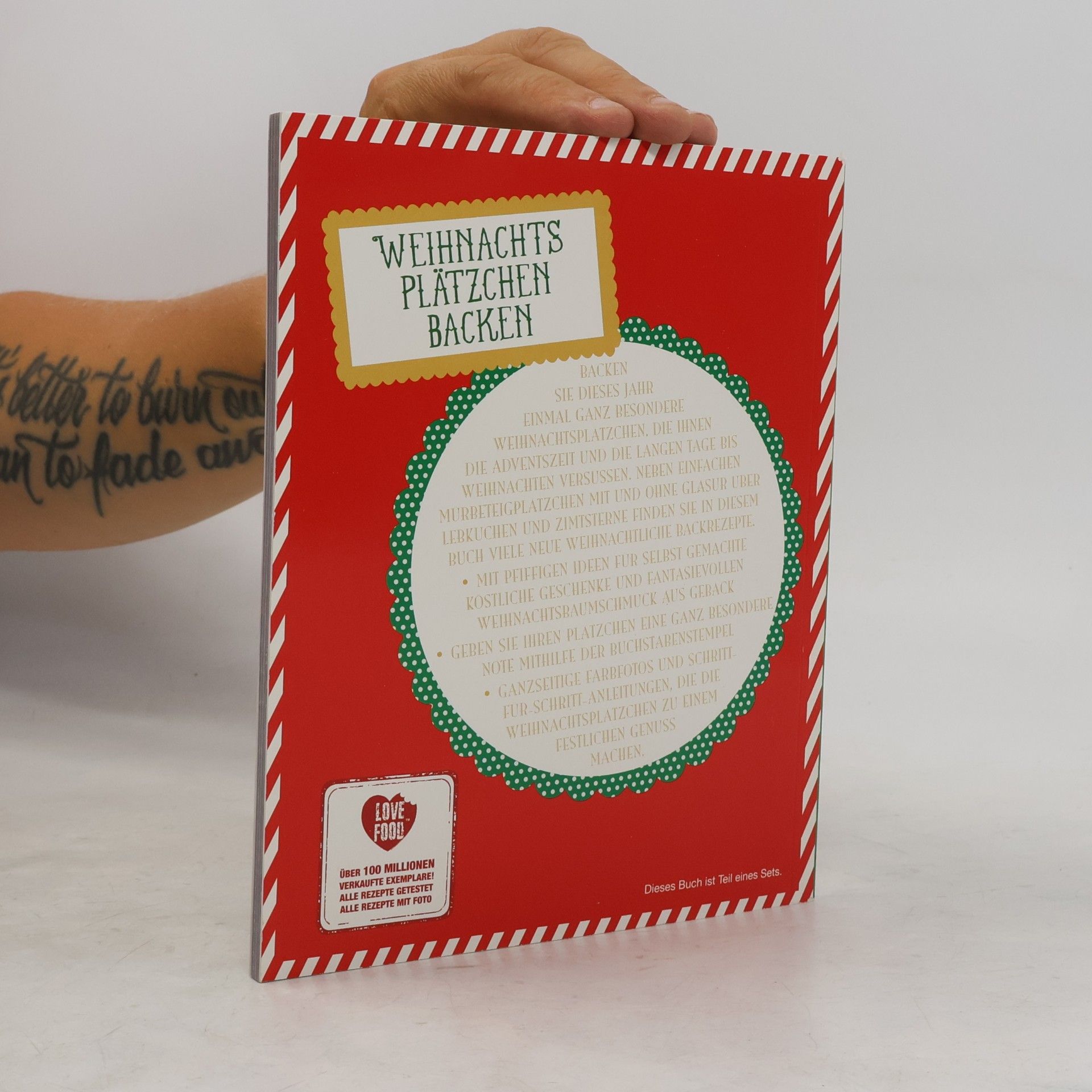 Clive Streeter Weihnachtsplätzchen backen: Festliches Vergnügen zum Backen und Genießen ; [mit Buchstaben-Stempelset ; Plätzchen mit persönlicher Note]