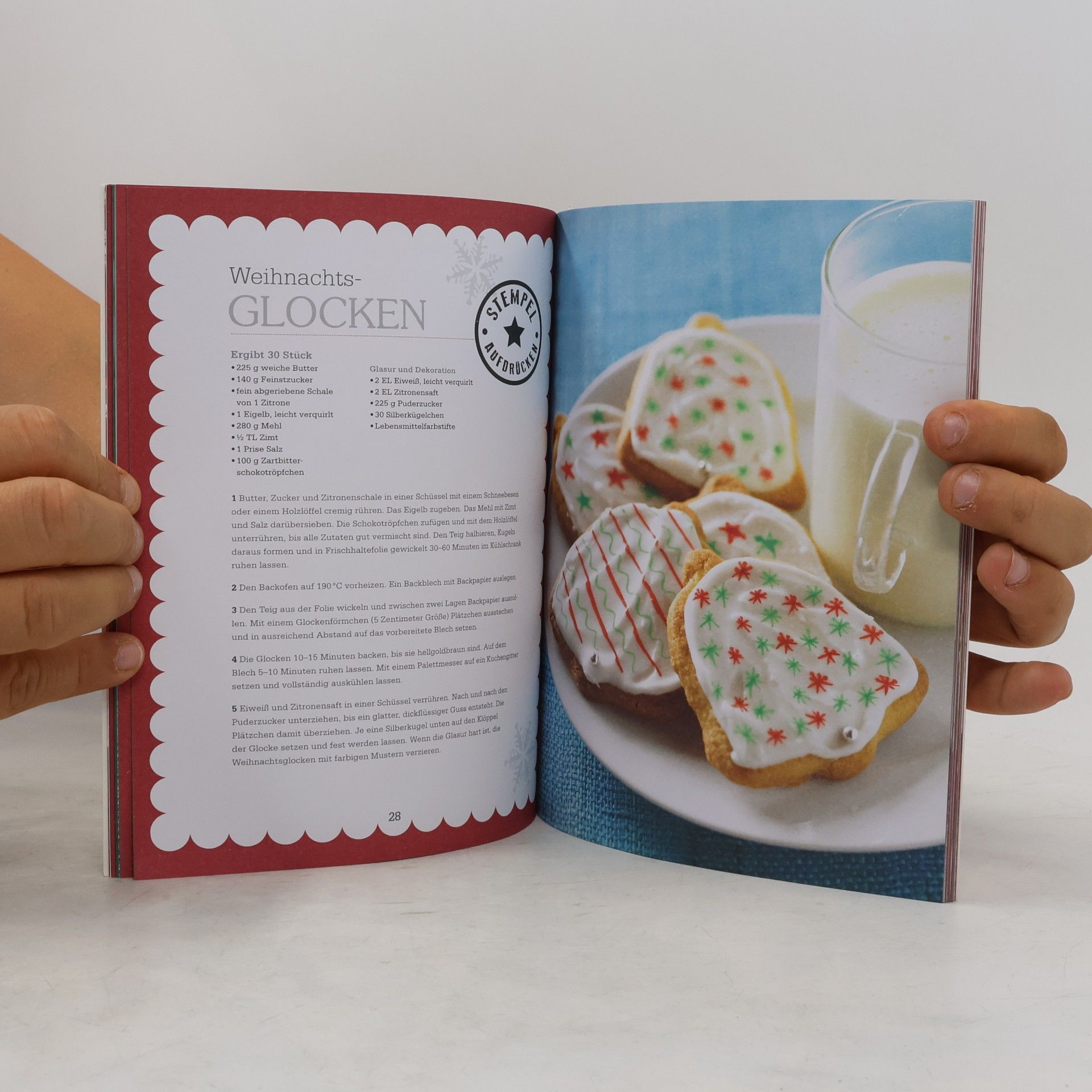 Clive Streeter Weihnachtsplätzchen backen: Festliches Vergnügen zum Backen und Genießen ; [mit Buchstaben-Stempelset ; Plätzchen mit persönlicher Note]
