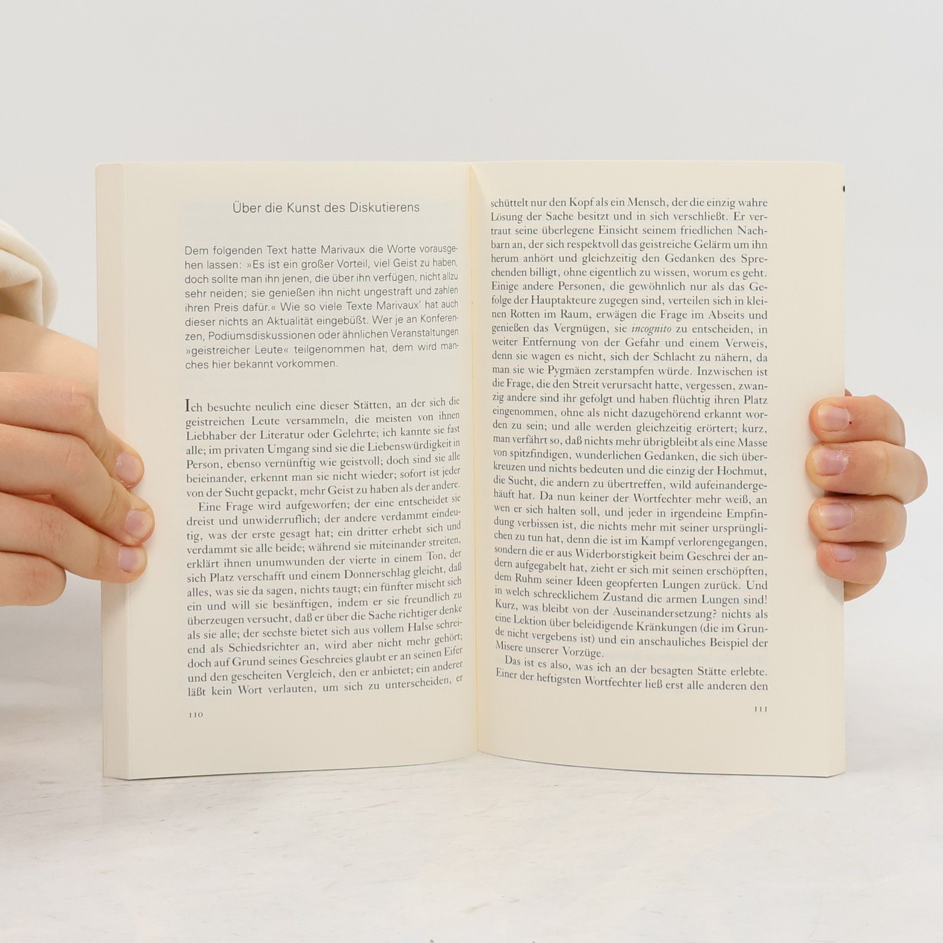 Pierre de Marivaux Die Kunst, in den Köpfen der Menschen zu lesen. Ausgewählte Texte. Hrsg. u. übers. v. Gerda Scheffel