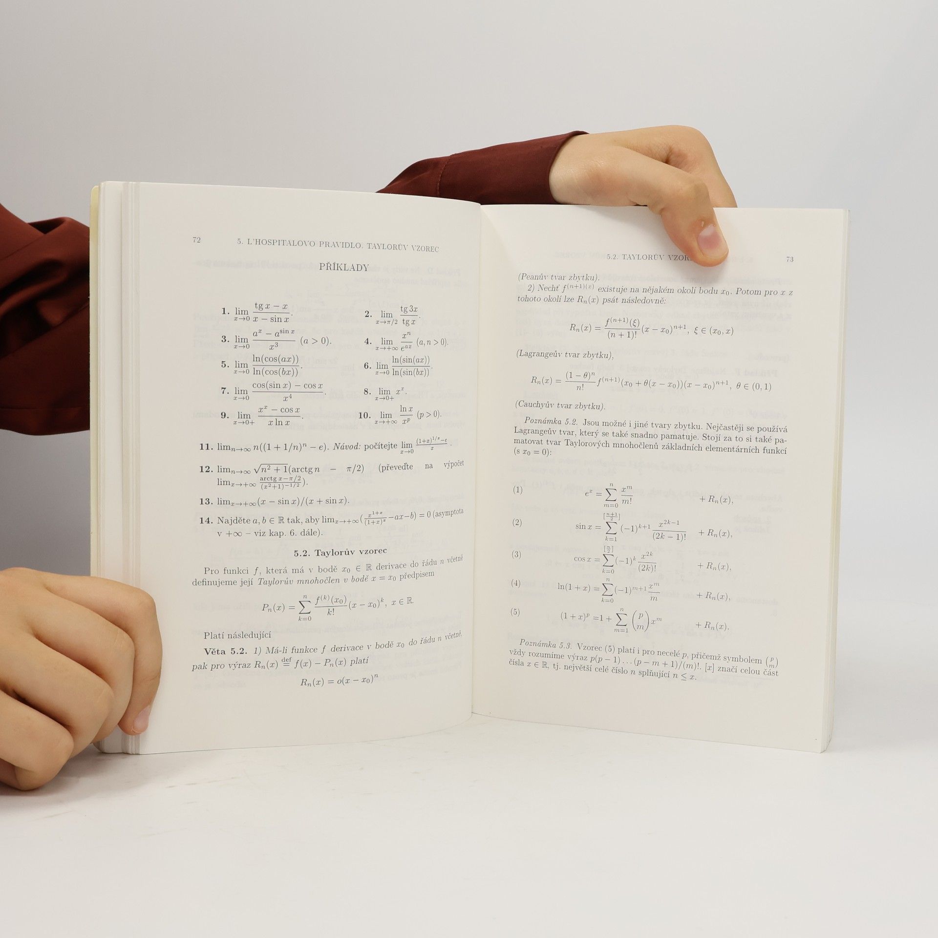 Jiří Kopáček Příklady z matematiky pro fyziky I