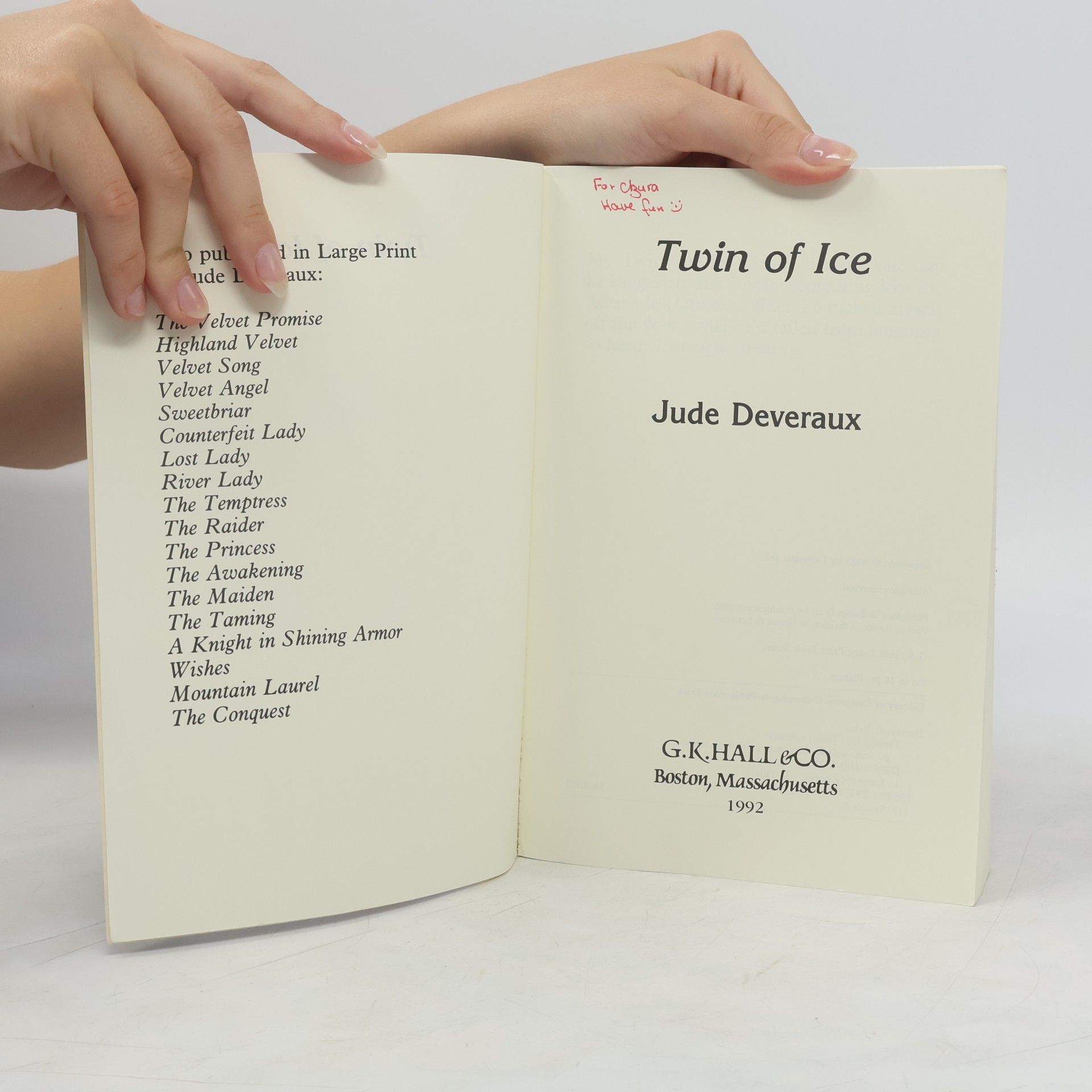Jude Deveraux Twin of Ice