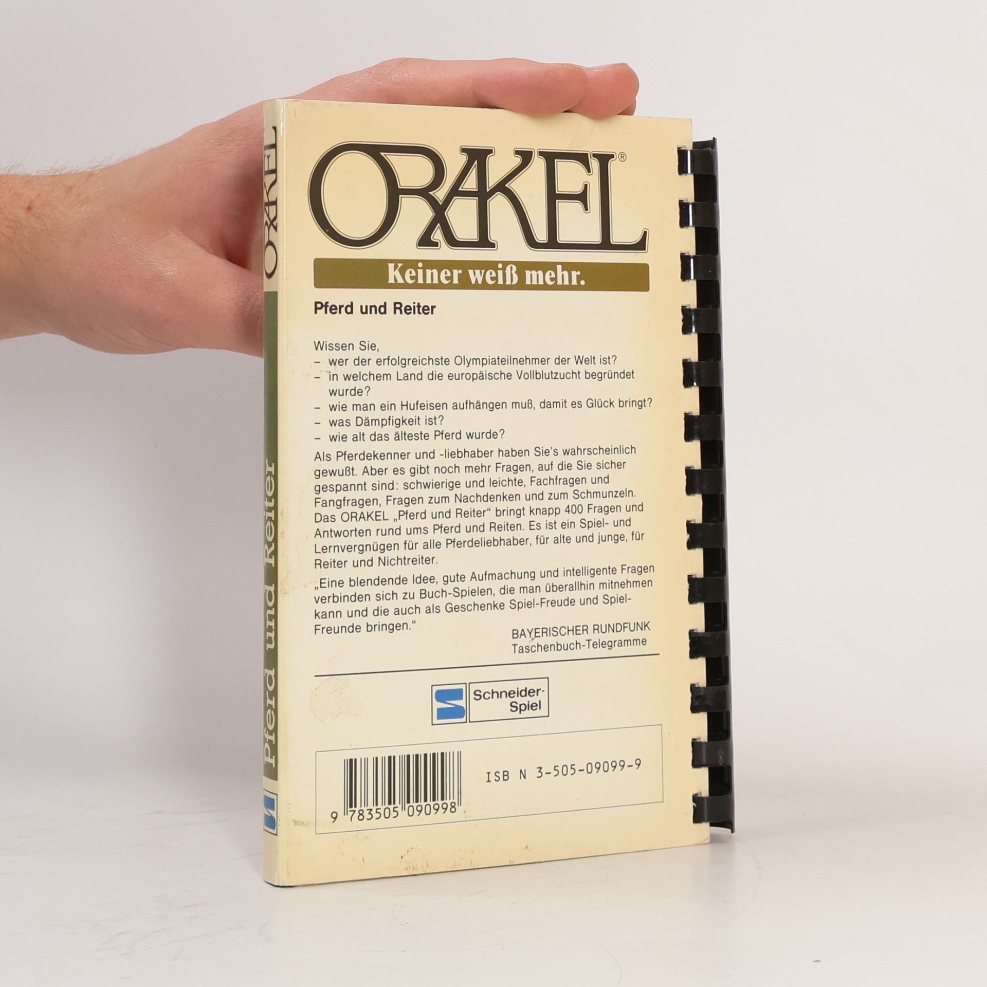Orakel. Pferd und Reiter.