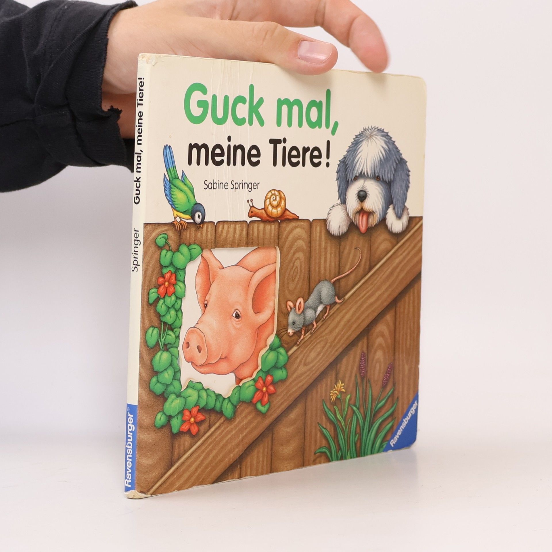 Guck mal, meine Tiere! Bilderbuch mit Titelstanzung. Mit neuer Rechtschreibung
