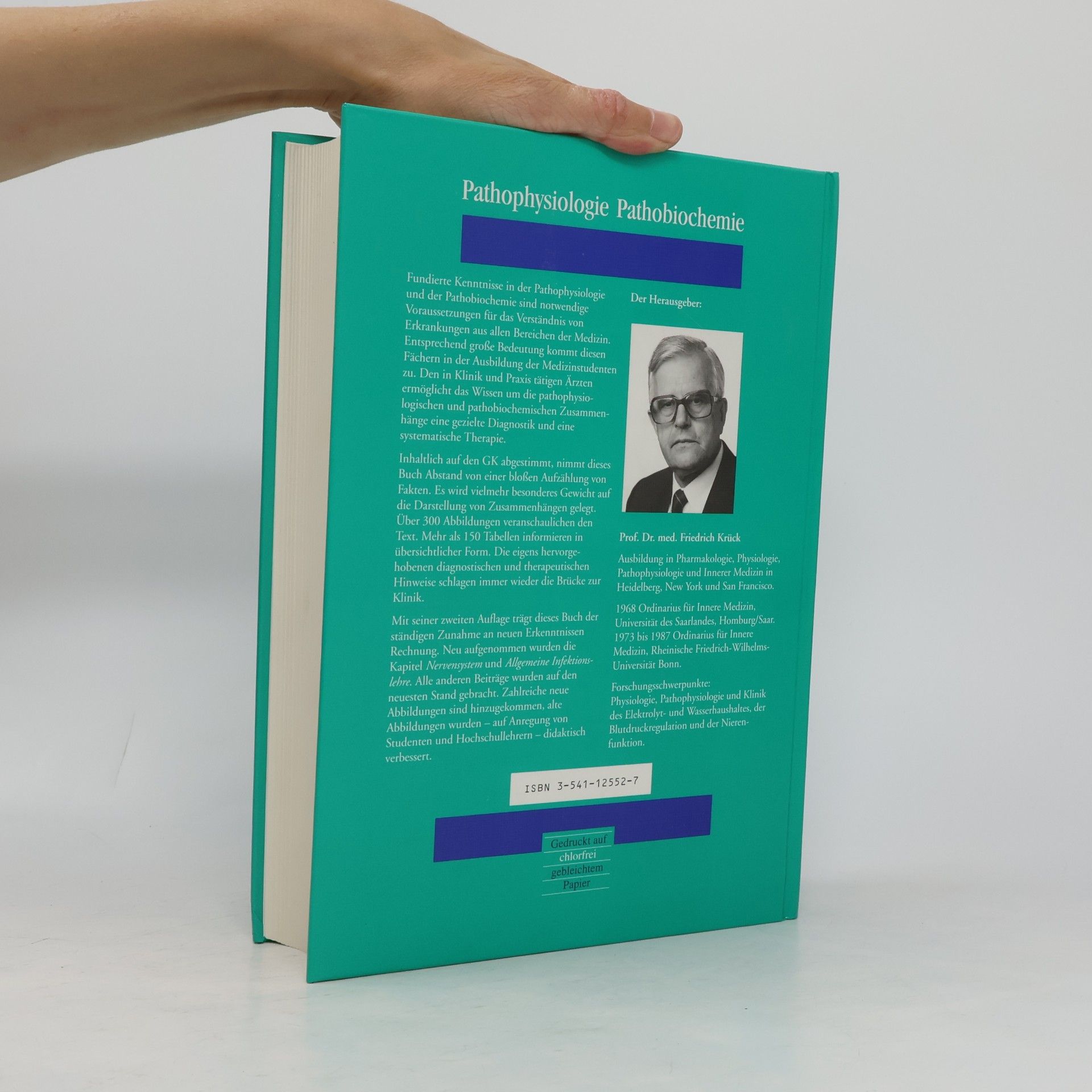 Friedrich Krück Pathophysiologie, Pathobiochemie - 2. Auflage