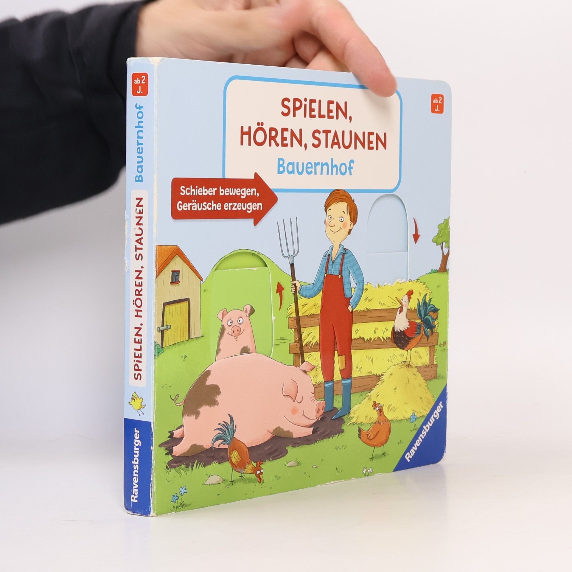Spielen, Hören, Staunen: Bauernhof. Ein Sound-Spielbuch ohne Batterie und Elektronik