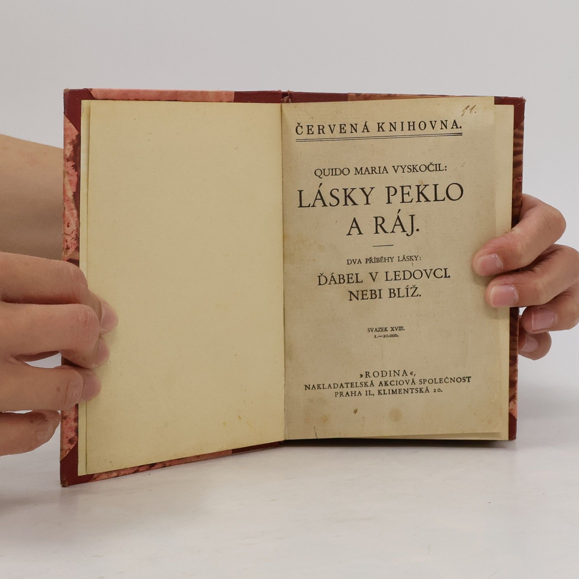 Quido Maria Vyskočil Lásky peklo a ráj