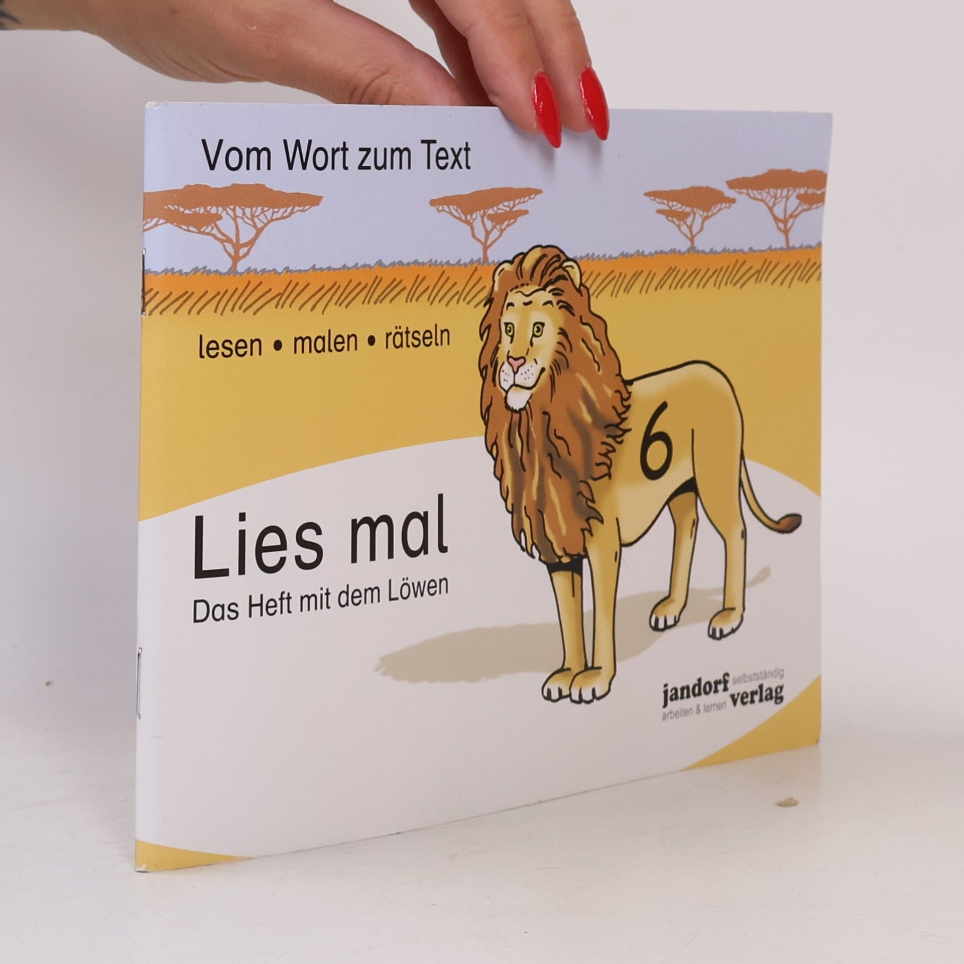 Das Heft mit dem Löwen