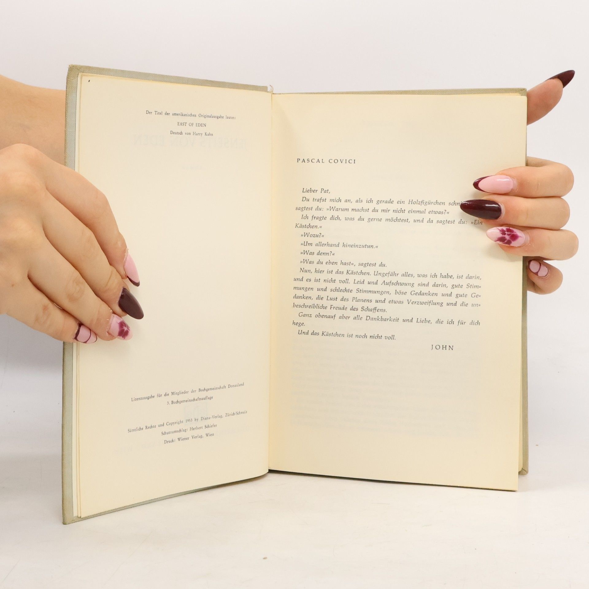 John Steinbeck Jenseits von Eden