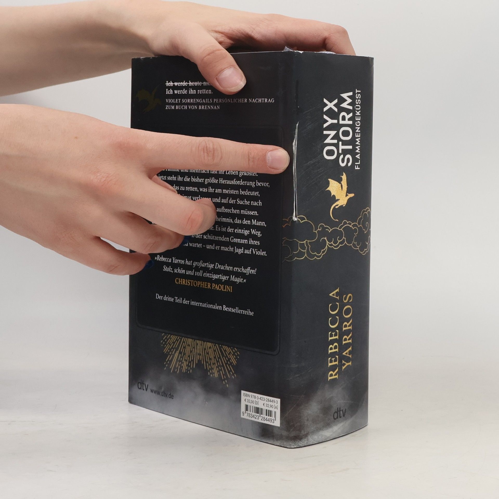 Rebecca Yarros Onyx Storm - Flammengeküsst - Deluxe-Ausgabe mit Farbschnitt