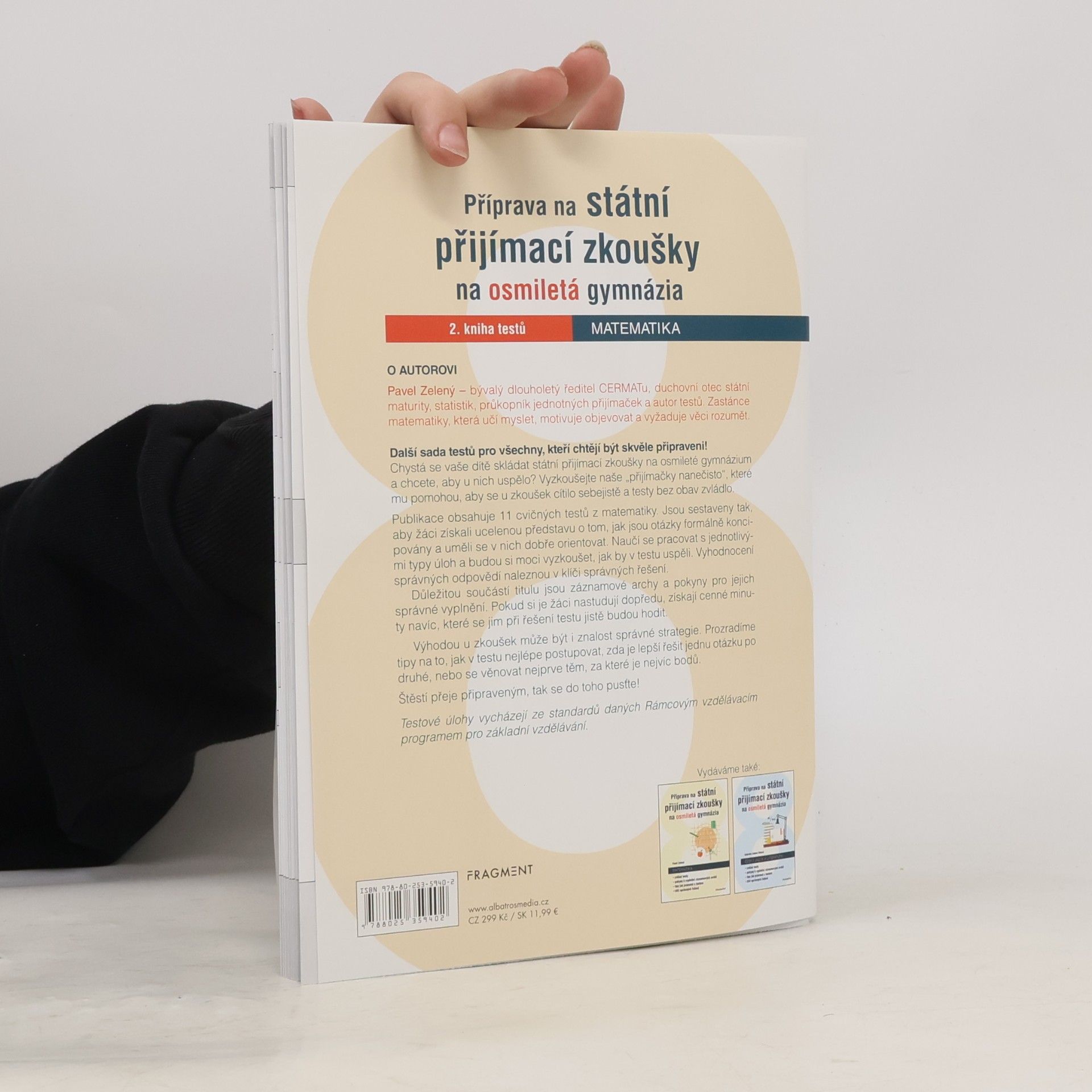 Pavel Zelený Příprava na státní přijímací zkoušky na osmiletá gymnázia. Matematika. Záznamové archy