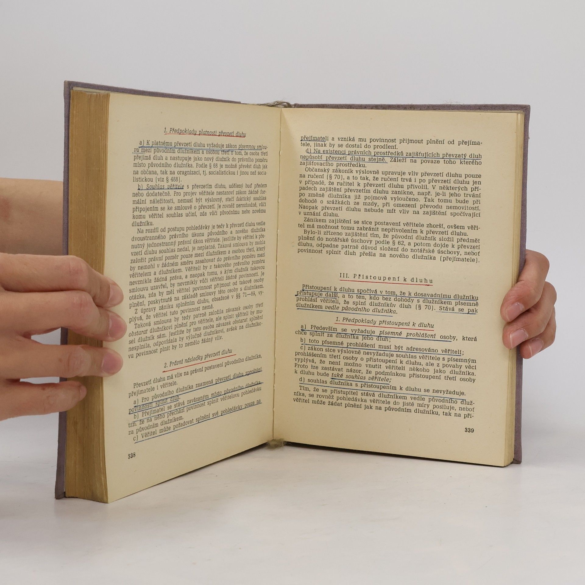 Various authors Učebnice československého občanského práva I.