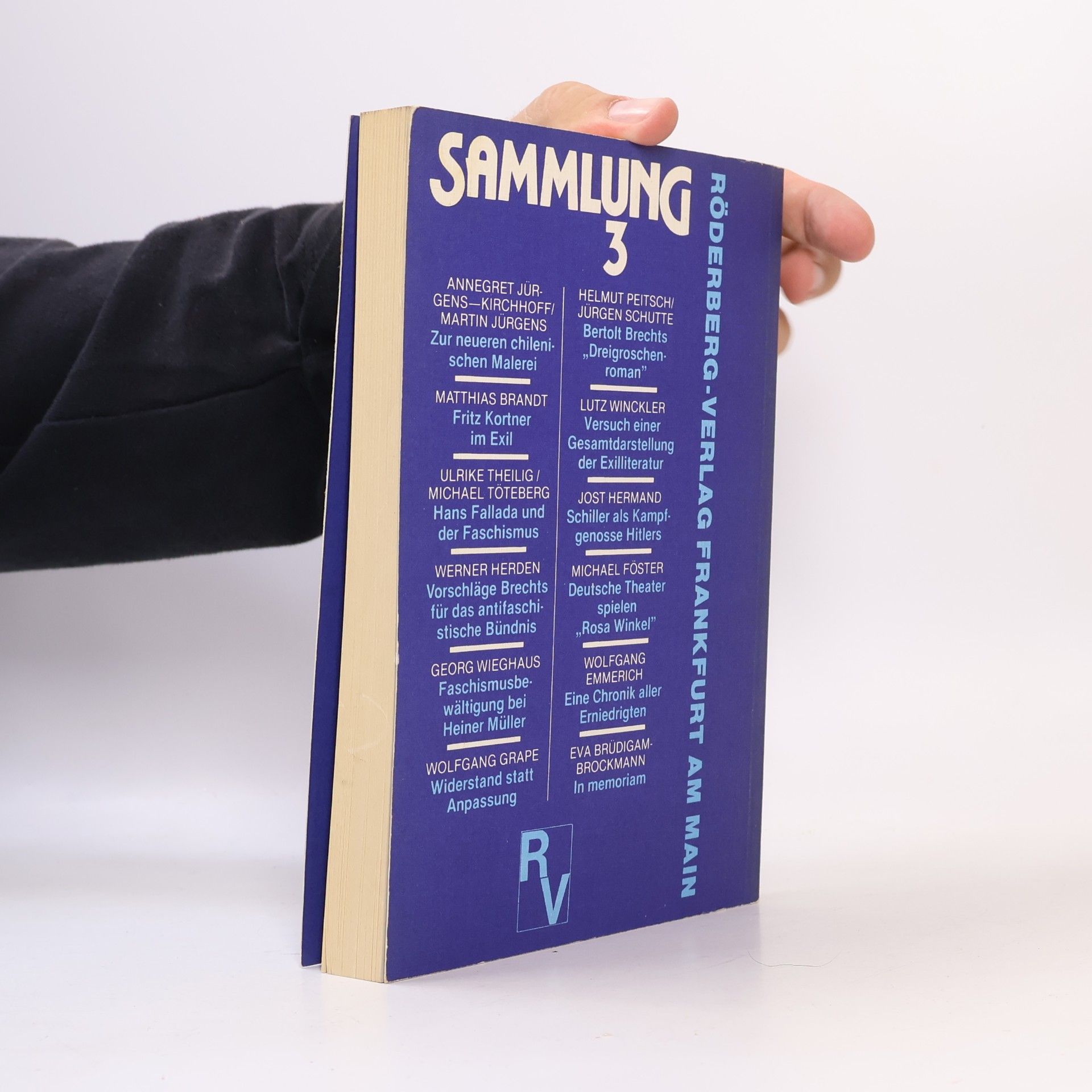 Uwe Naumann Sammlung 3. Jahrbuch für antifaschistische Literatur und Kunst
