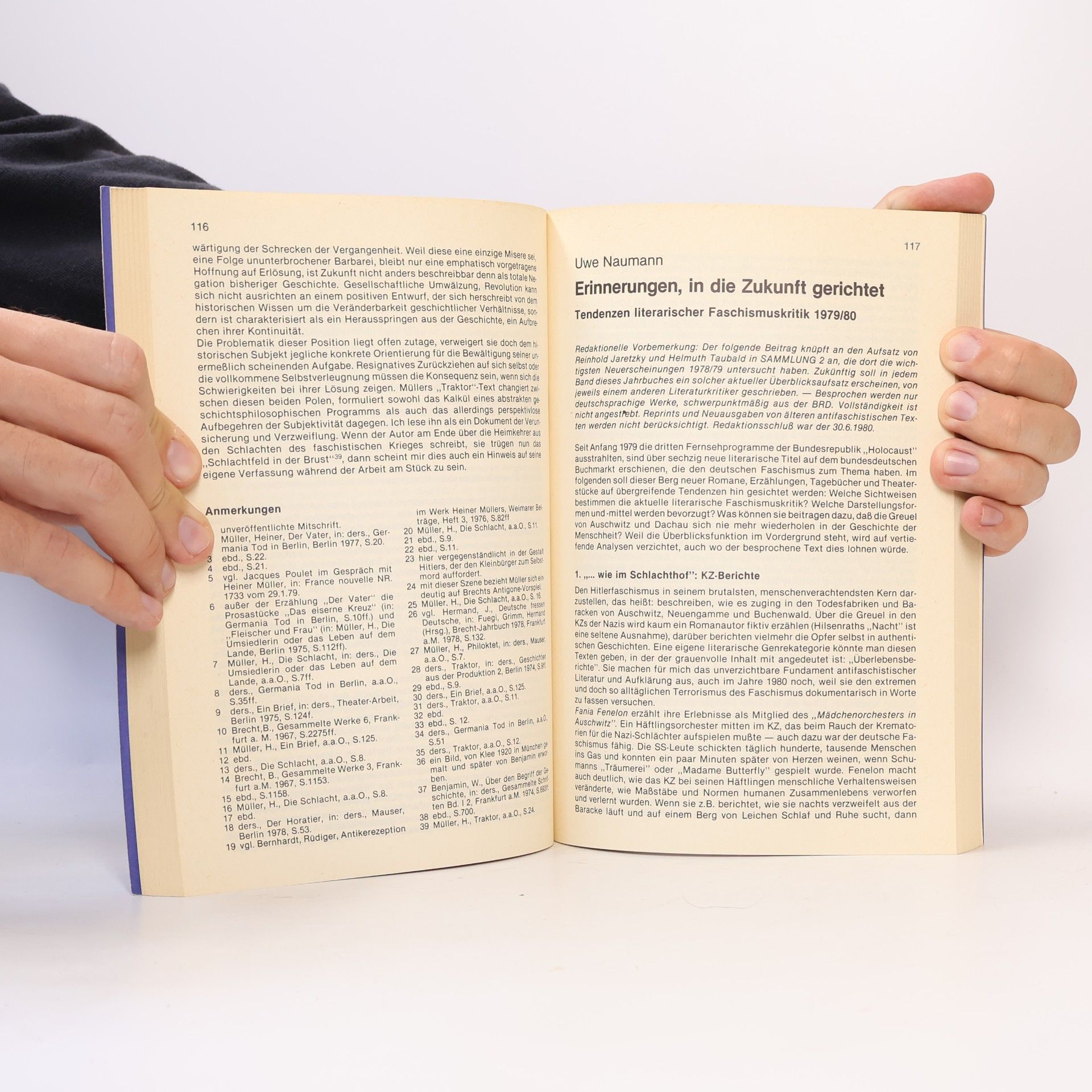 Uwe Naumann Sammlung 3. Jahrbuch für antifaschistische Literatur und Kunst