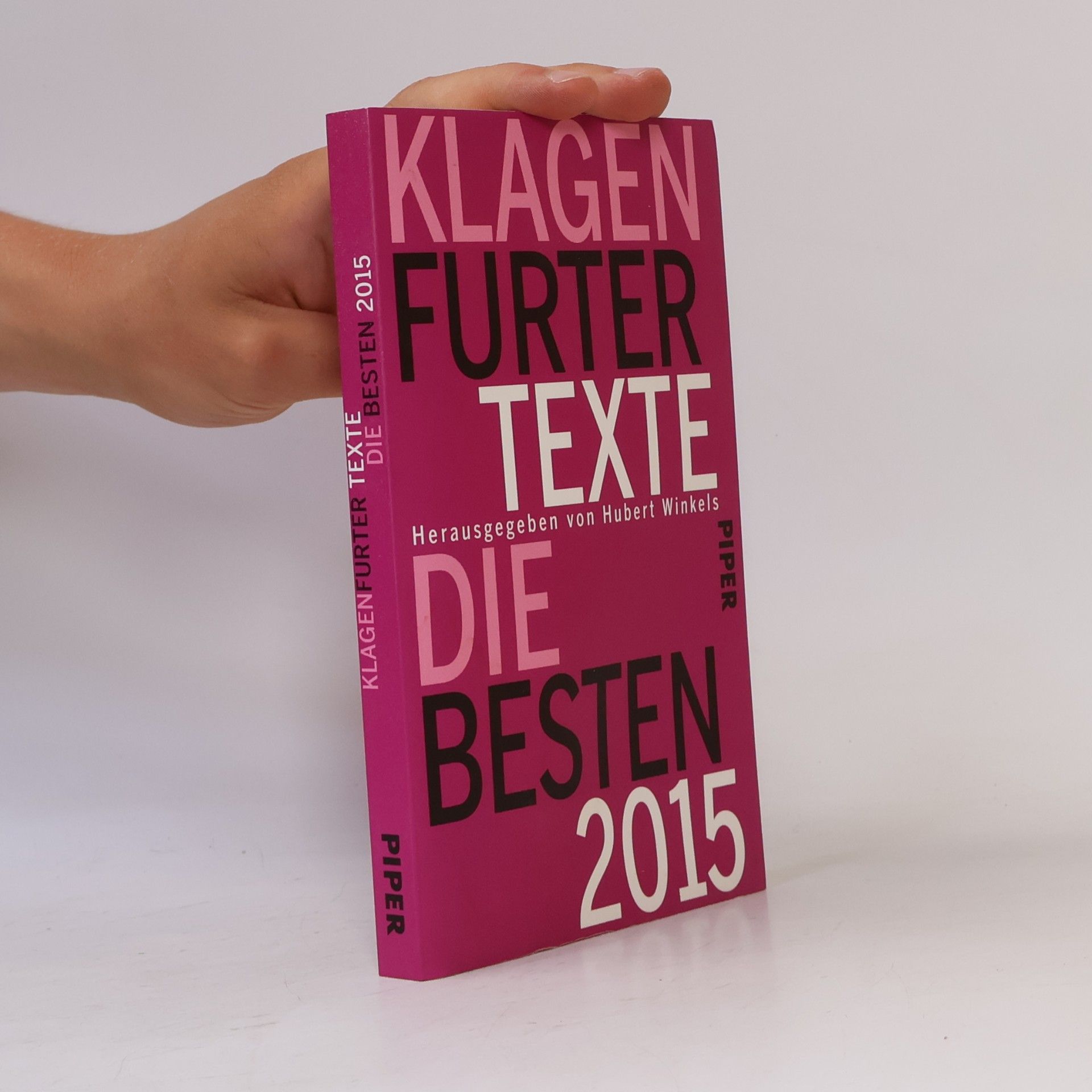 Hubert Winkels Klagenfurter Texte. Die Besten 2015